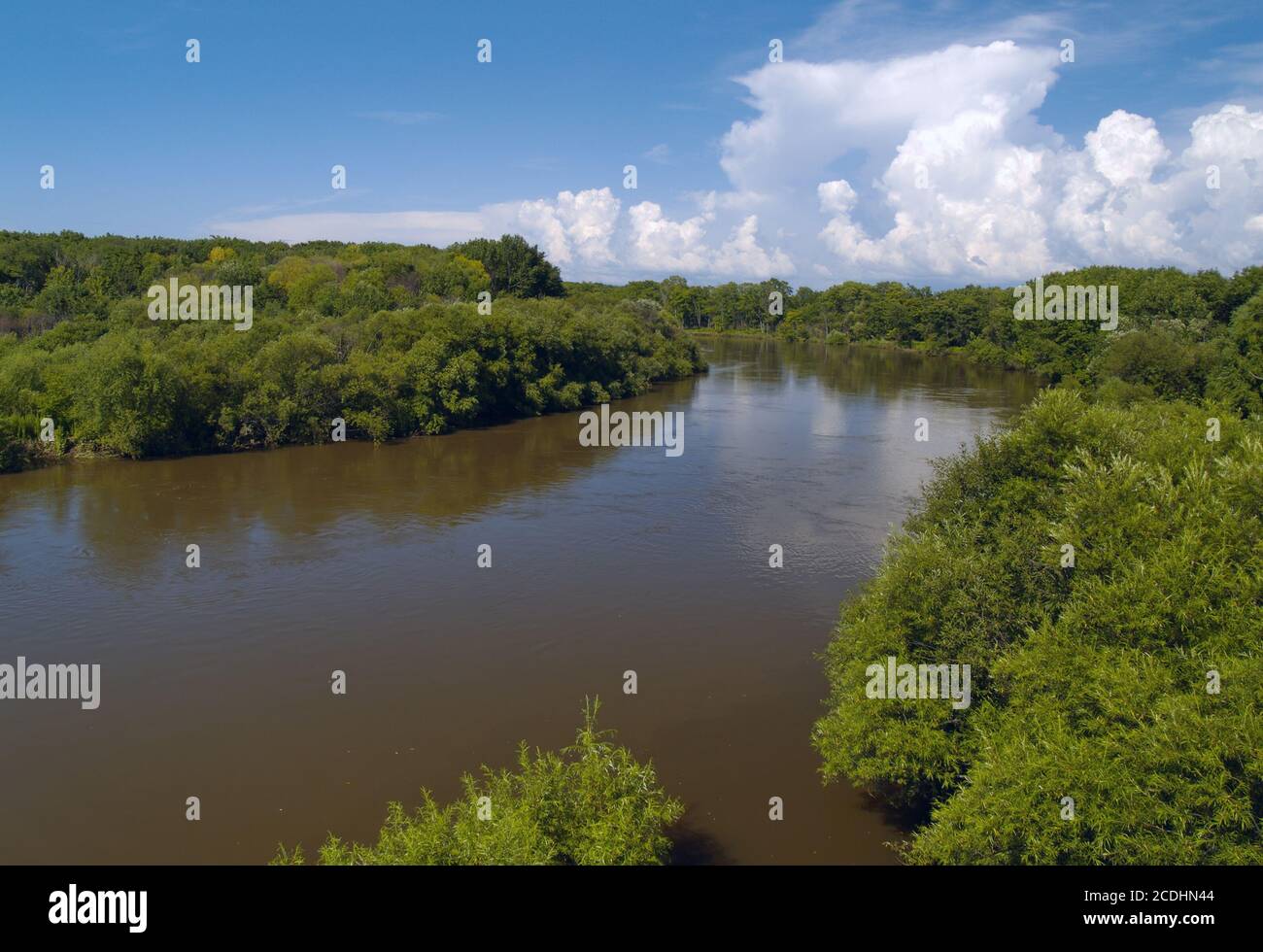 The Year landscape ashore river Stock Photo - Alamy