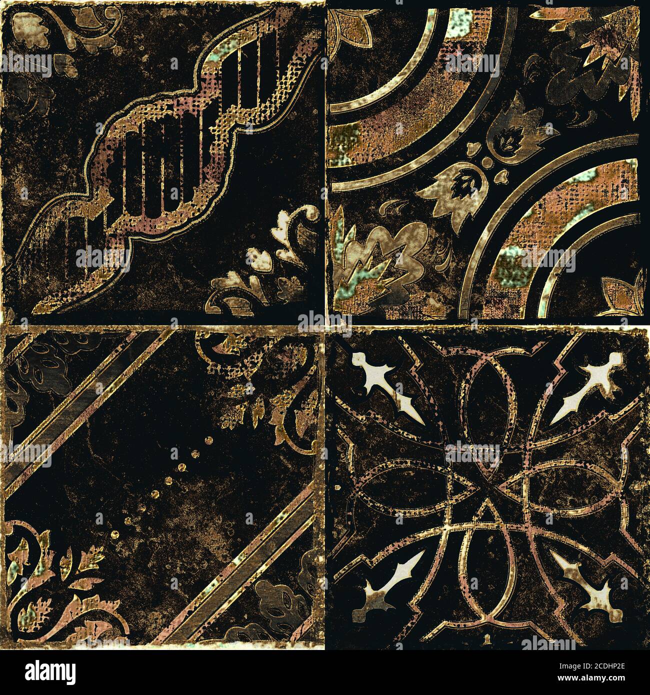 black design digital wall art Stock Photo Alamy