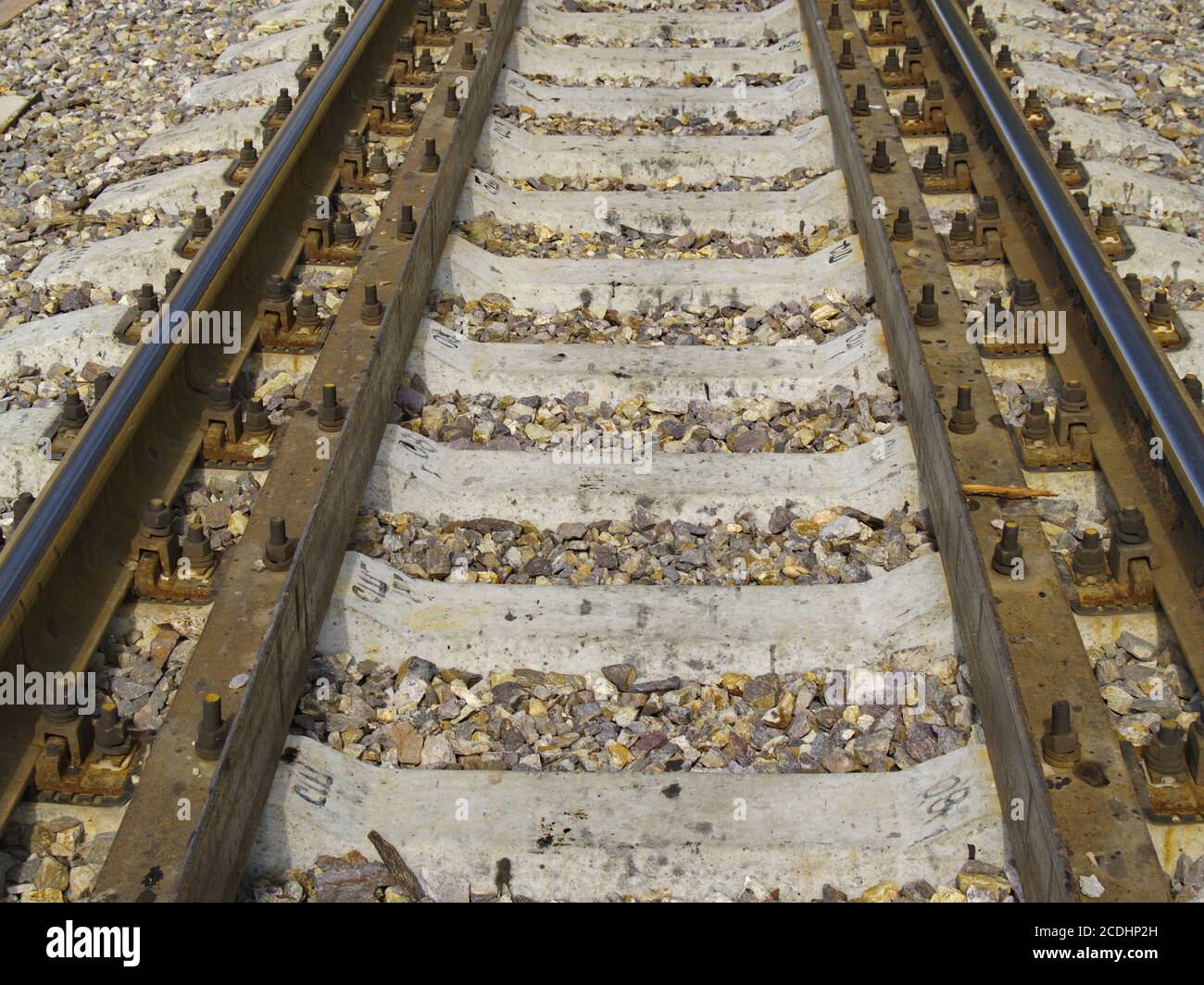 Rails close up hi-res stock photography and images - Alamy