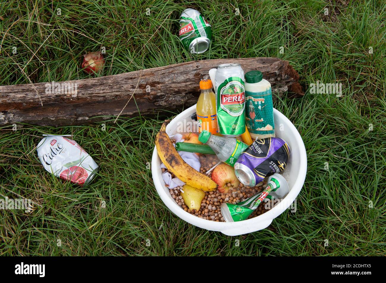 Eton, Windsor, Berkshire, UK. 28th August, 2020.  Anti social behaviour continues during the Coronavirus lockdown as more used tents and airbeds have been dumped in fields in Eton as youths continue to party whilst they are off school. This latest craze of leaving tents and rubbish behind in fields is being coined as 'fly camping'. Credit: Maureen McLean/Alamy Live News Stock Photo