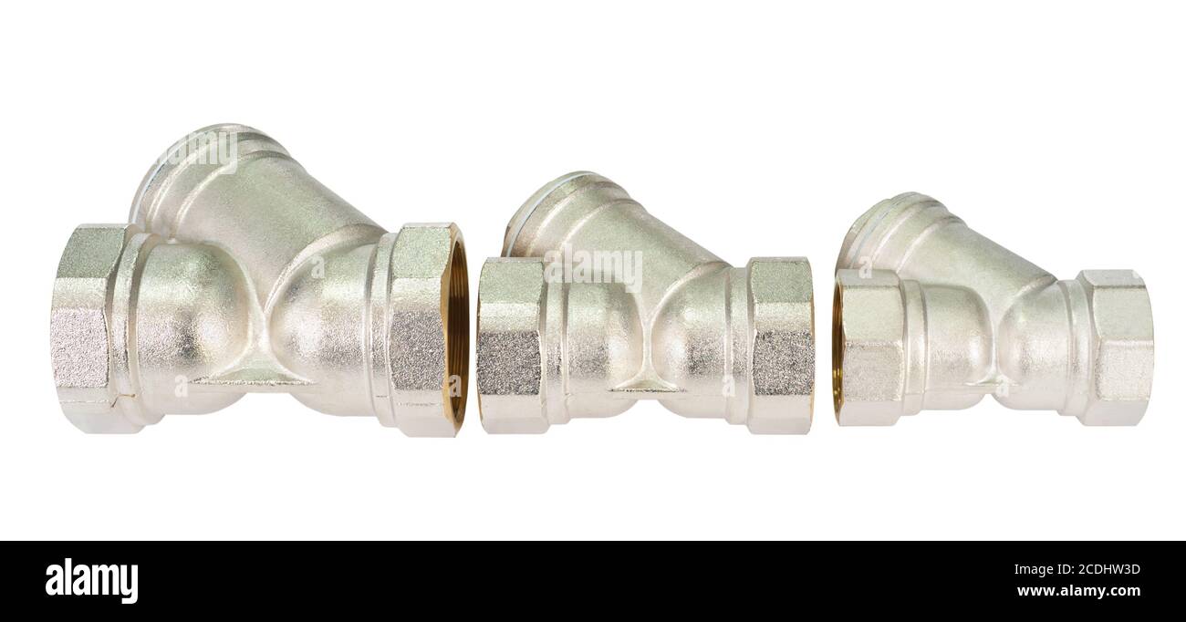 wye fittings Stock Photo