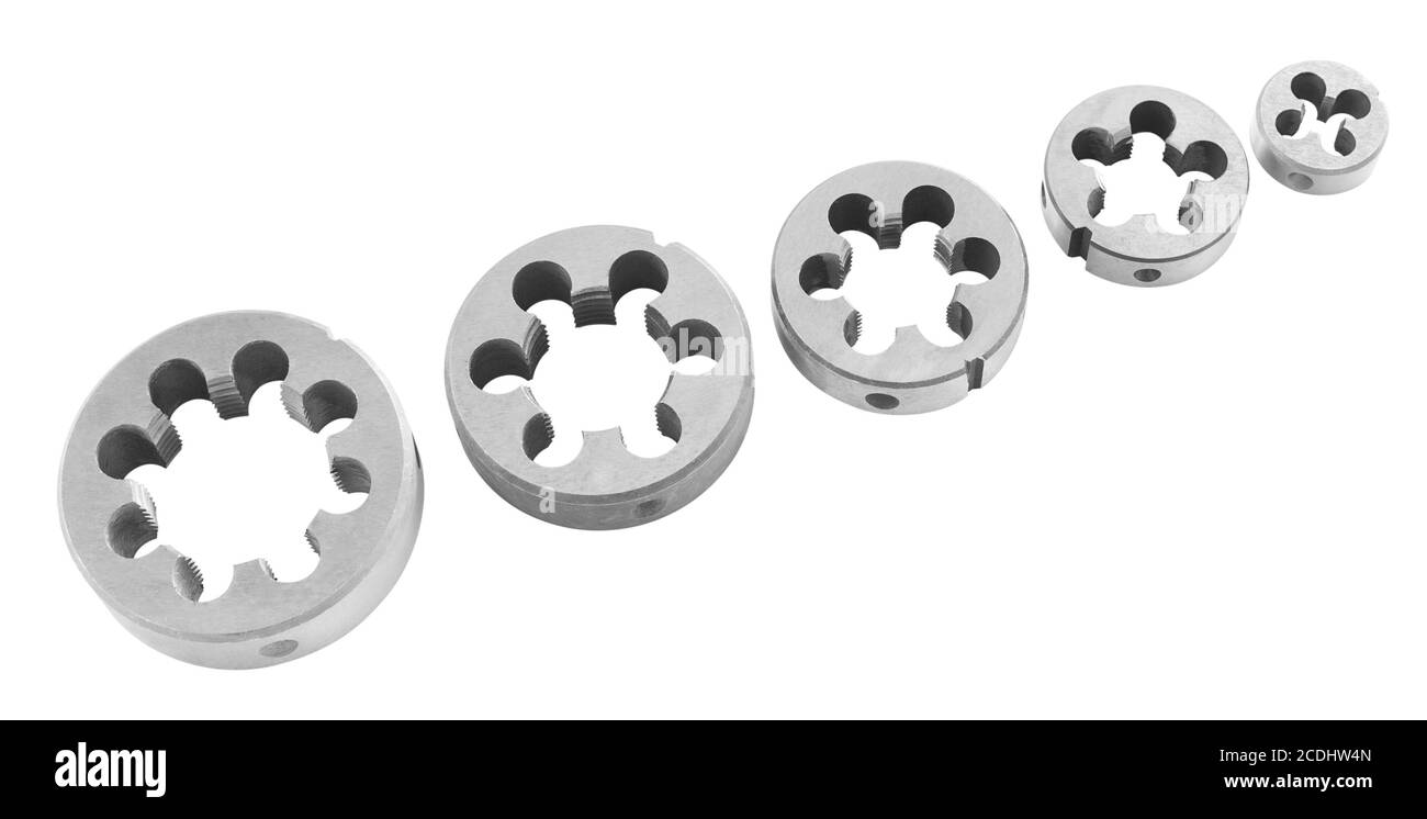 screw thread dies Stock Photo Alamy