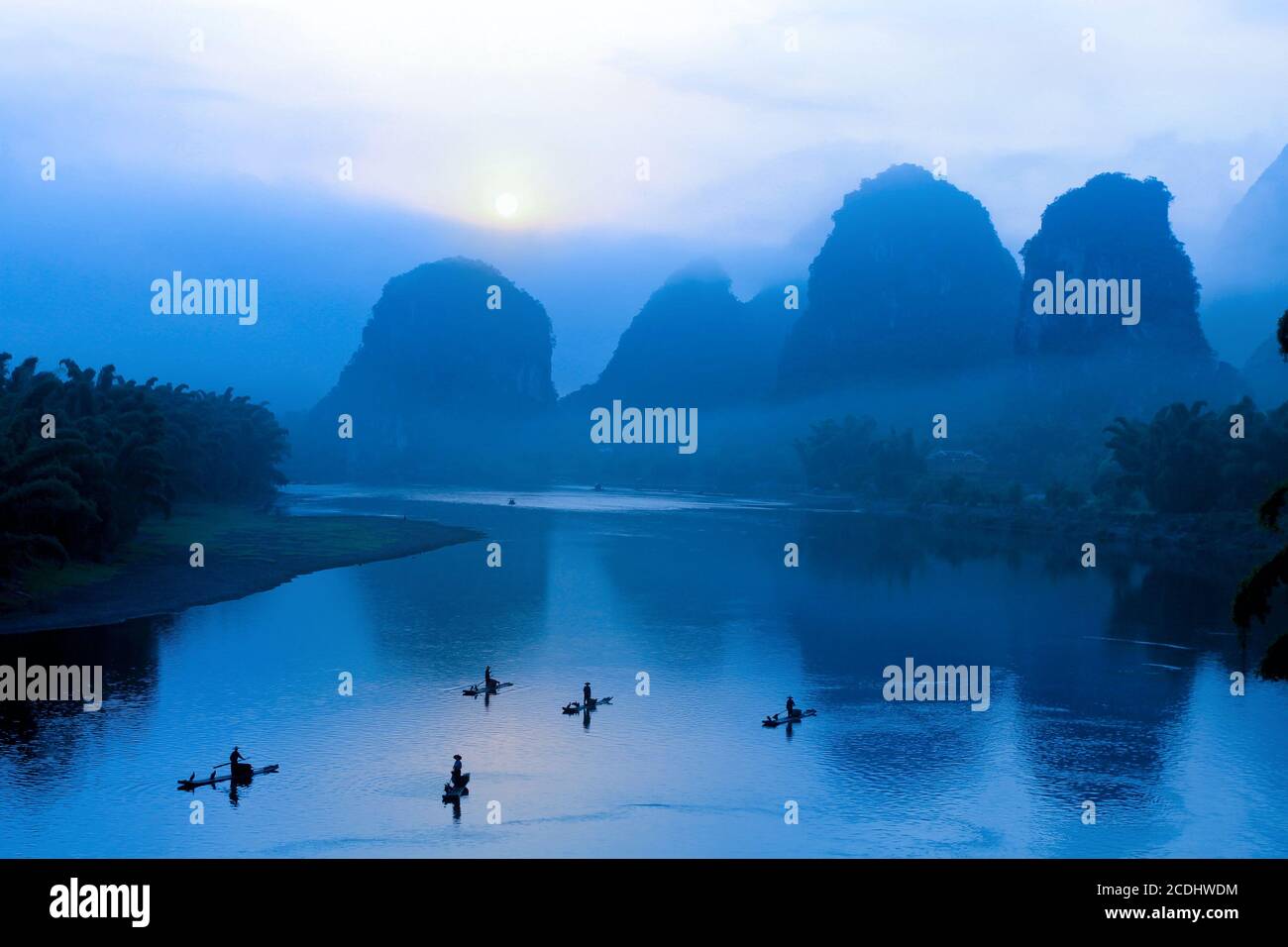 scenery in Guilin, China Stock Photo