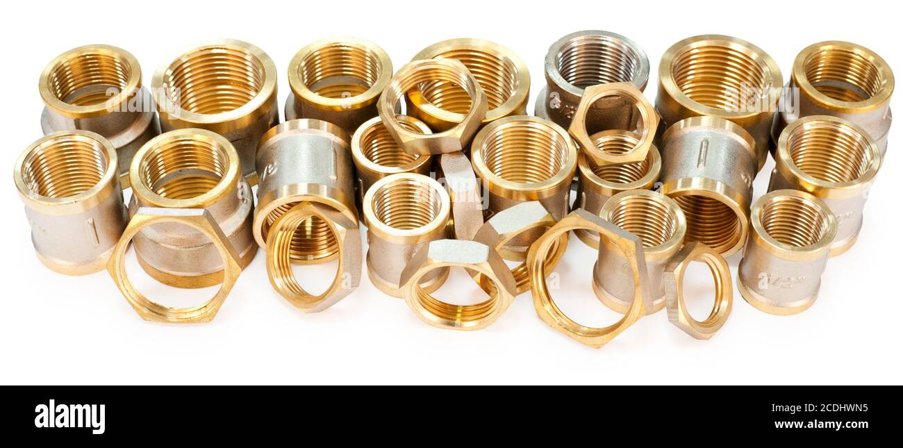 many fittings Stock Photo