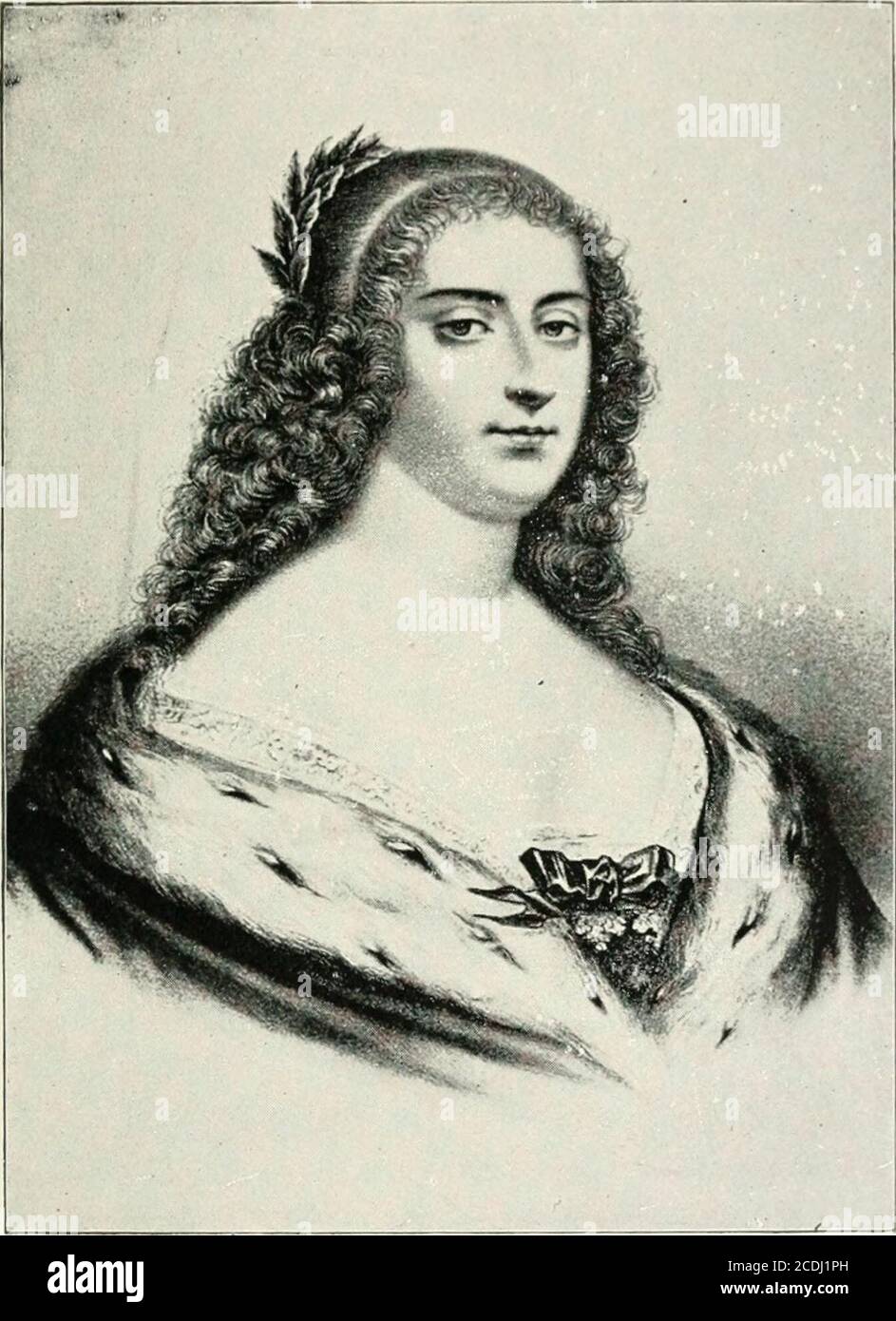 Portraits of the seventeenth century, historic and literary . harlotte de  Montmorency, whosebeauty, so coveted by Henri IV, came near causing awar,  was very young when she appeared at Courtbeside her