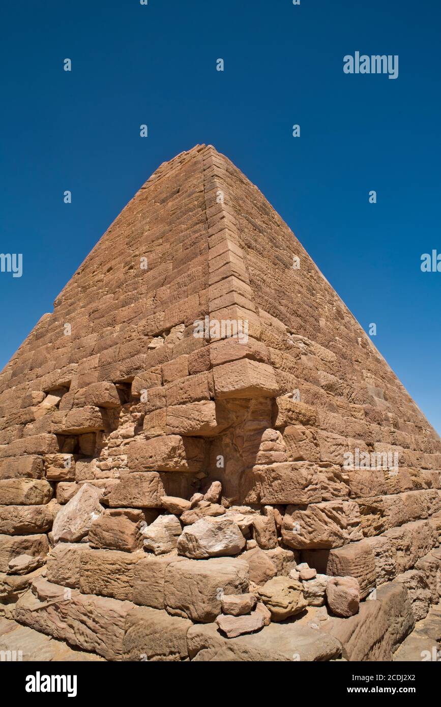Kush Empire pyramids at Jebel Barkal, Sudan Stock Photo