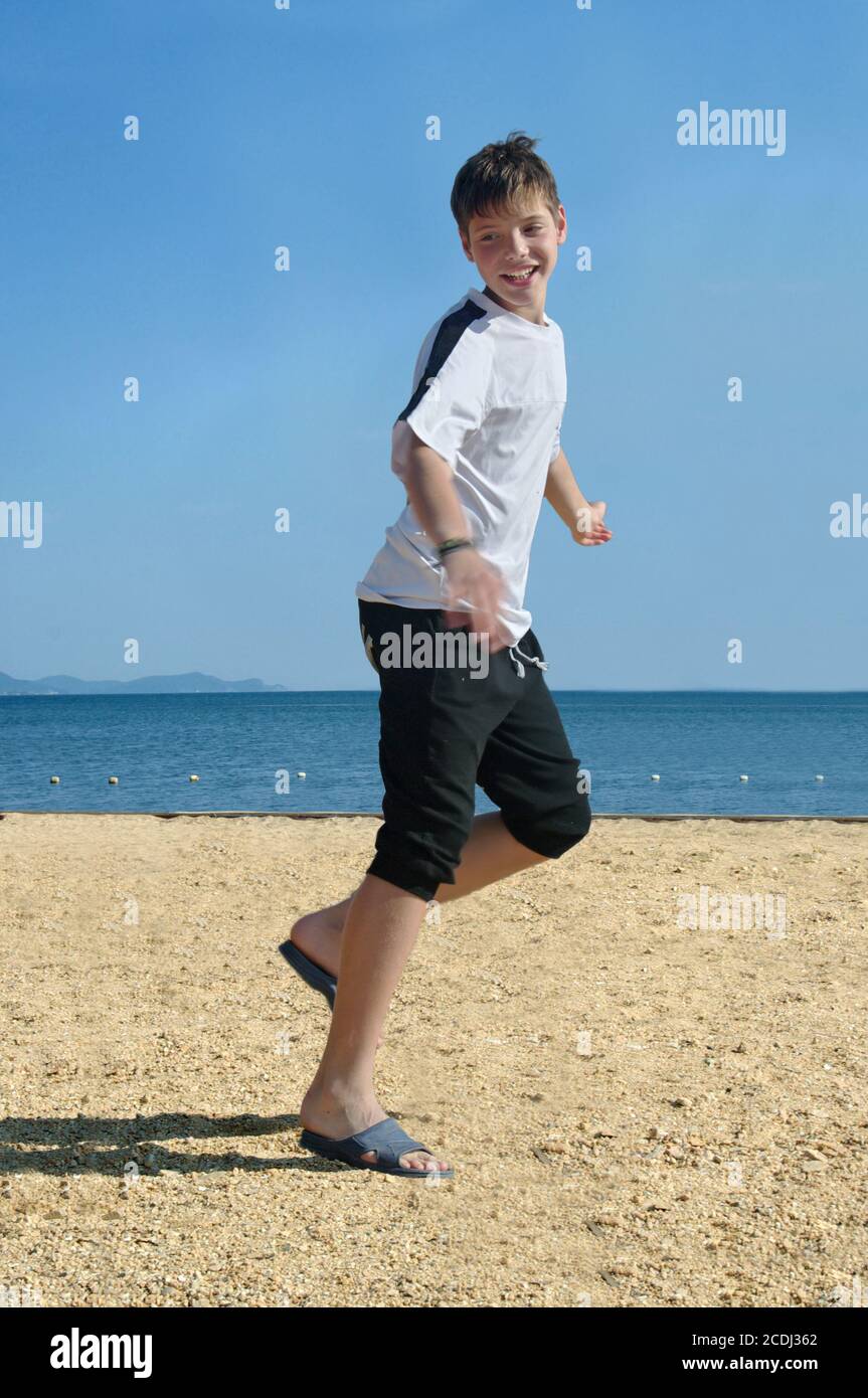 Overweight Boy Beach High Resolution Stock Photography and Images - Alamy