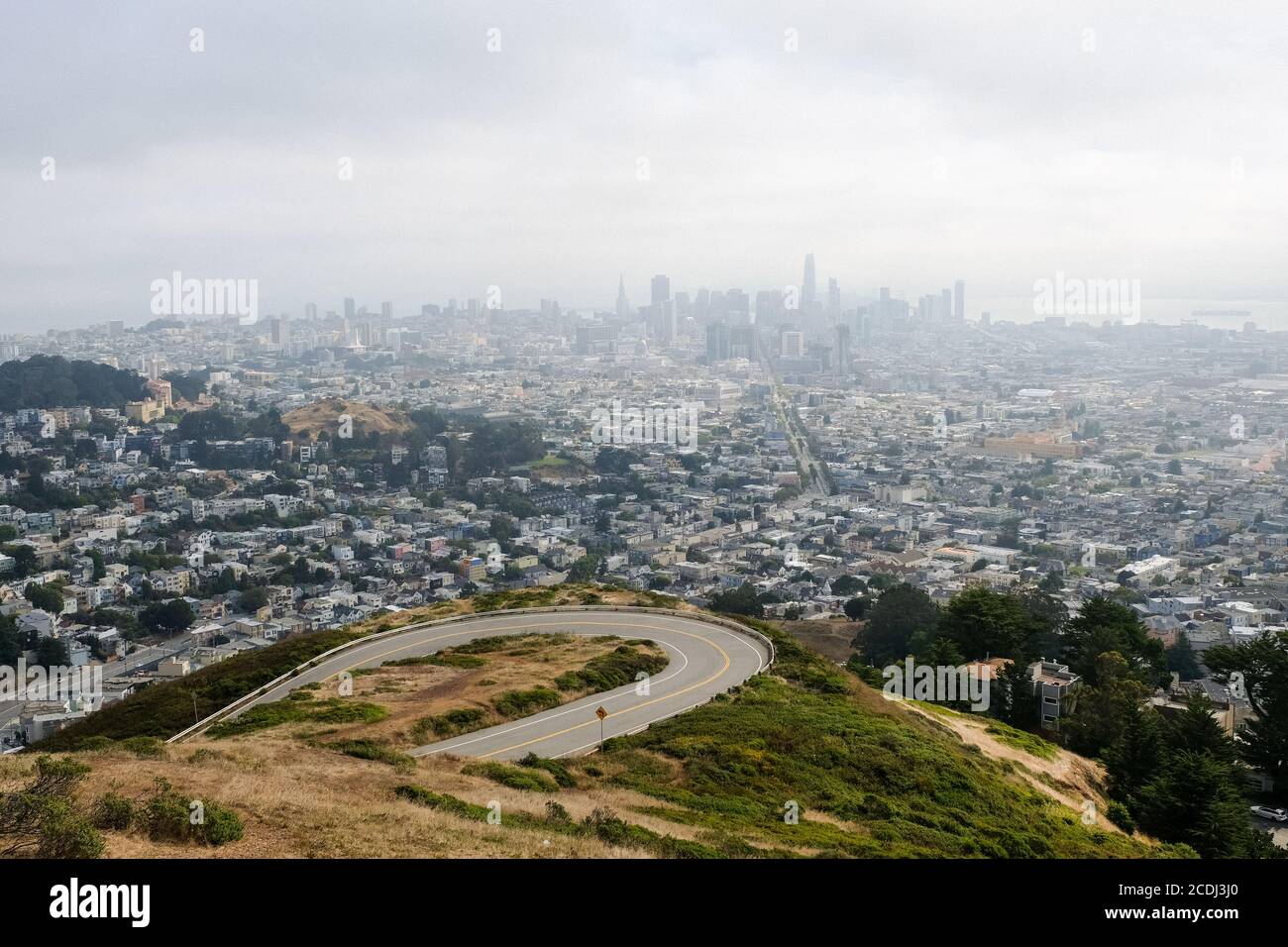 Twin Peaks in San Francisco Stock Photo