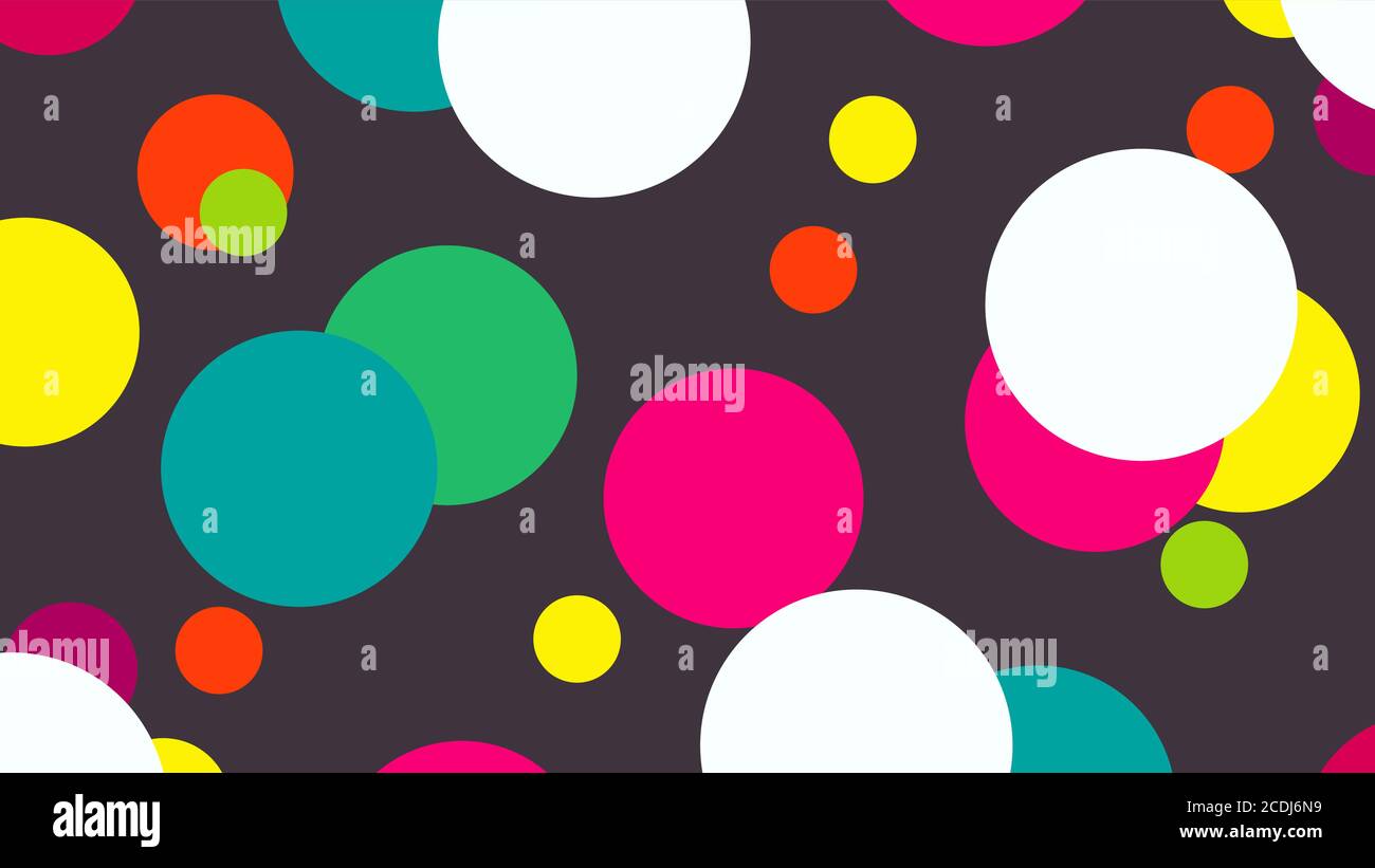 vector illustration of an abstract background with colorful circles ...
