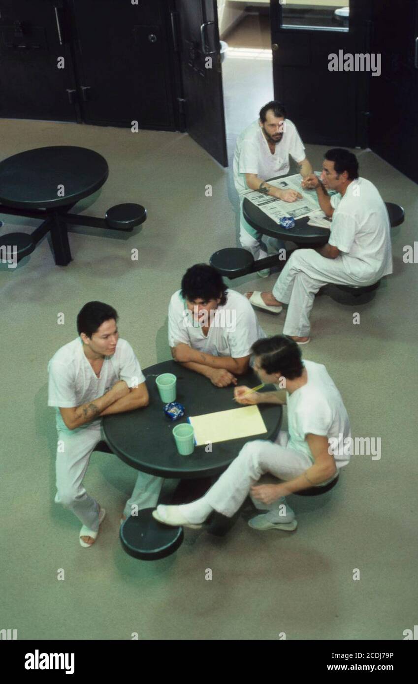 Inmates in Travis County jail in Austin, Texas. No releases  ©Bob Daemmrich Stock Photo