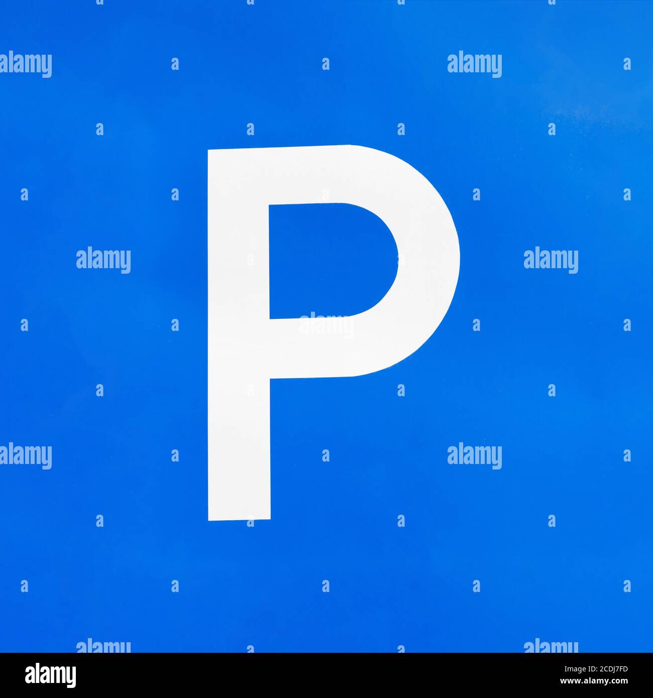 Parking sign against a blue sky. Road signs and regulations Stock Photo ...