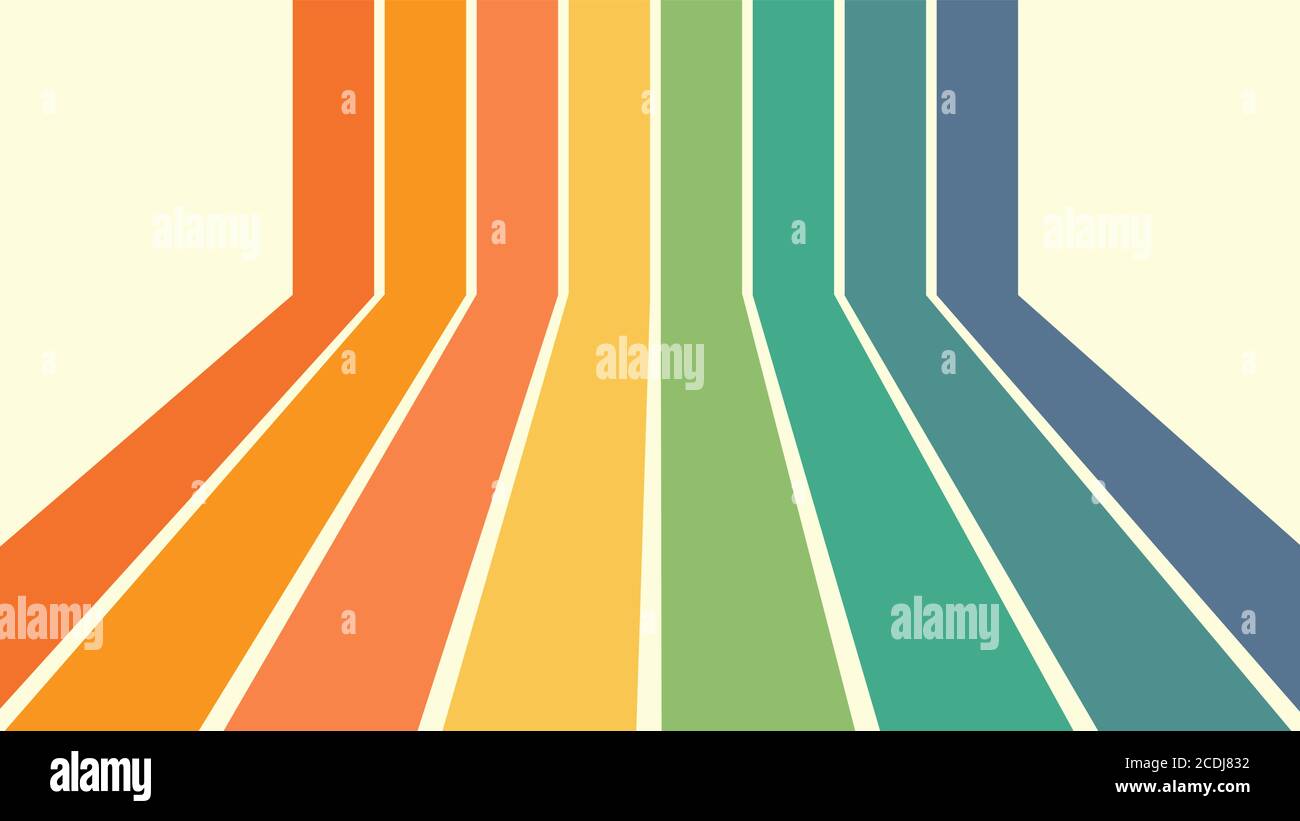 vector illustration of an abstract background with colorful lines Stock ...