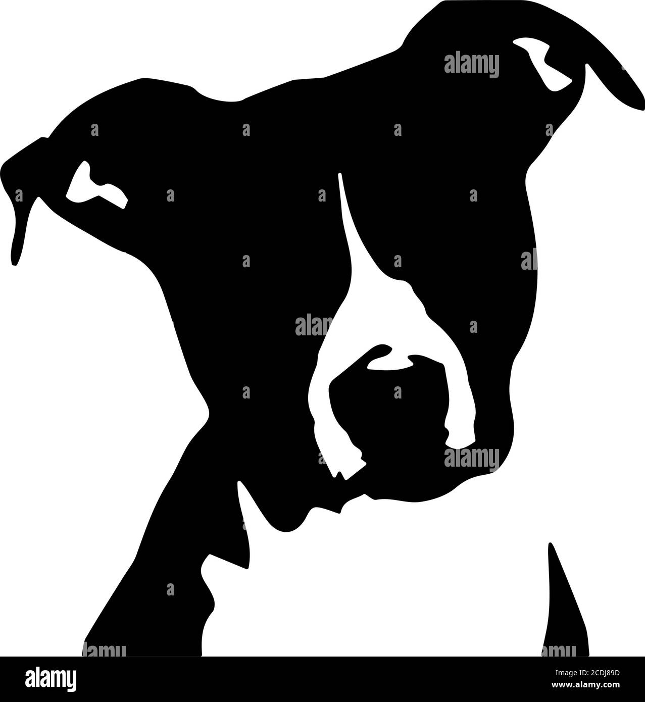 Dog, puppy vector illustration with white background Stock Vector Image ...