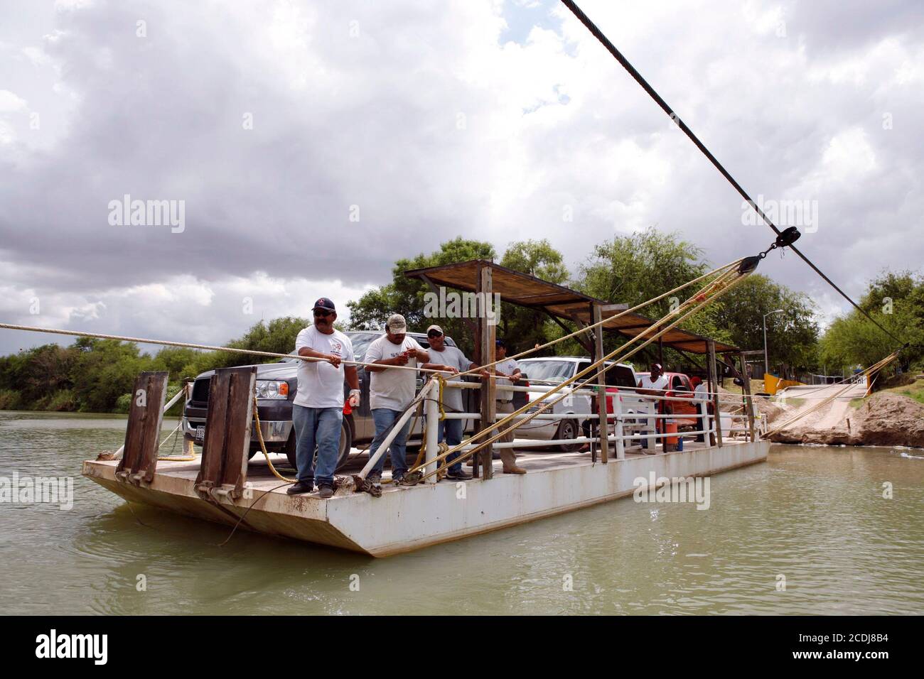 Man legally crossing the border hires stock photography and images Alamy