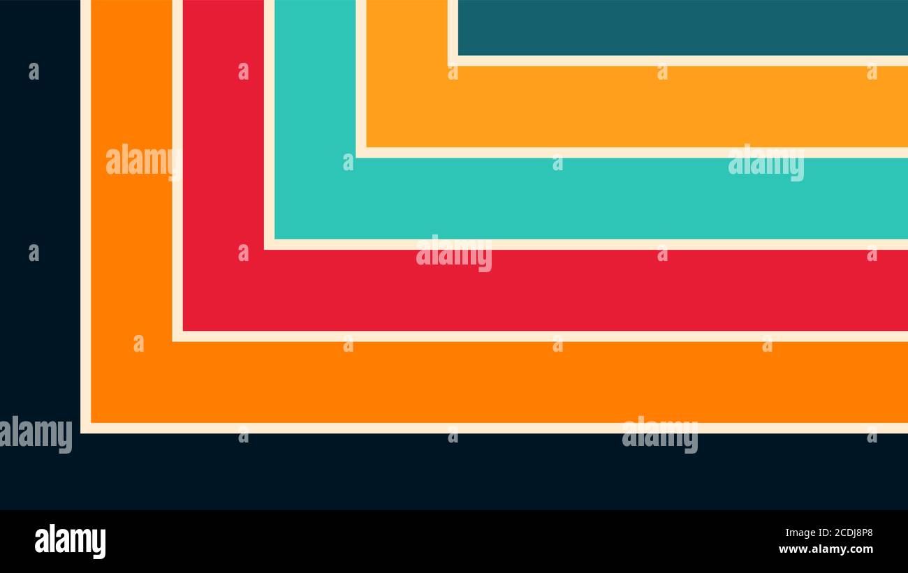 Retro Square Computer Frame vector illustration of an abstract retro square frame Stock Vector ...