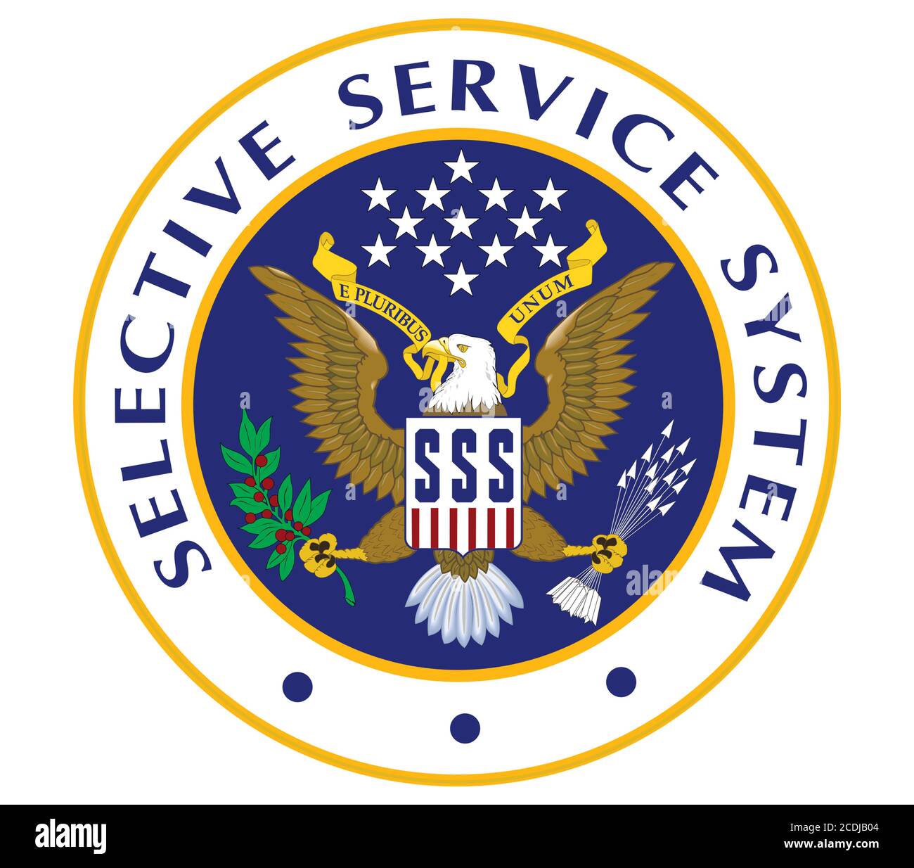 Selective Service System SSS Stock Photo