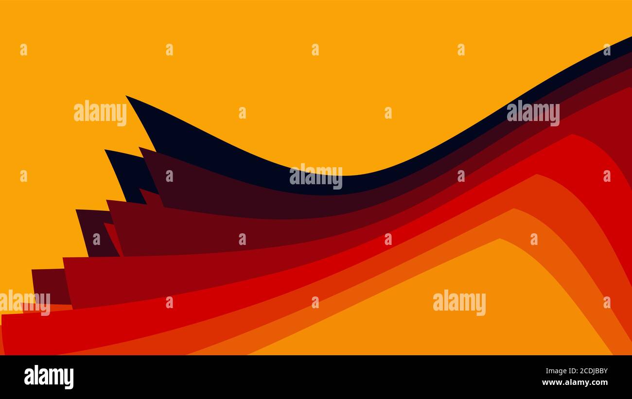 vector illustration of an abstract orange background Stock Vector Image ...