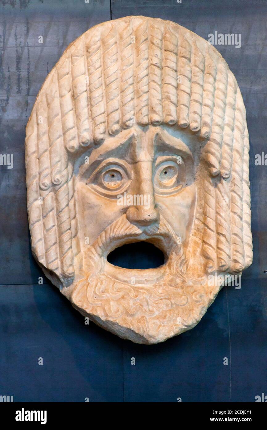 Download Ancient Greek Theater Mask High Resolution Stock Photography And Images Alamy PSD Mockup Templates