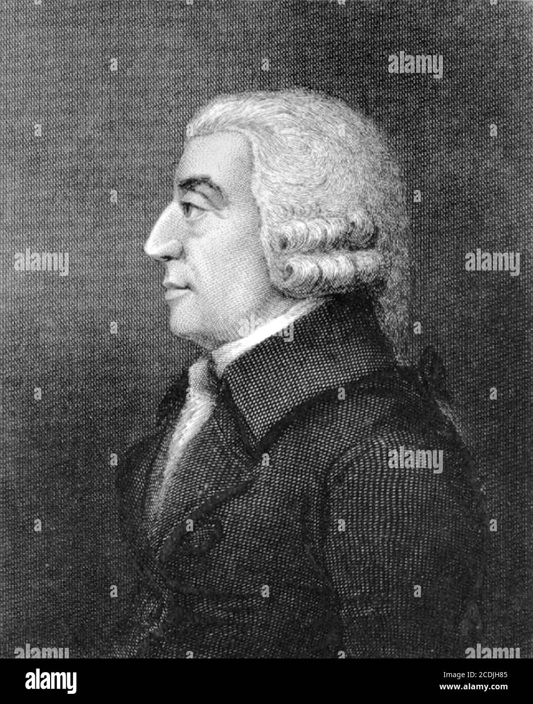Adam Smith (1723-1790), engraving by Robert Graves, early 19th century Stock Photo