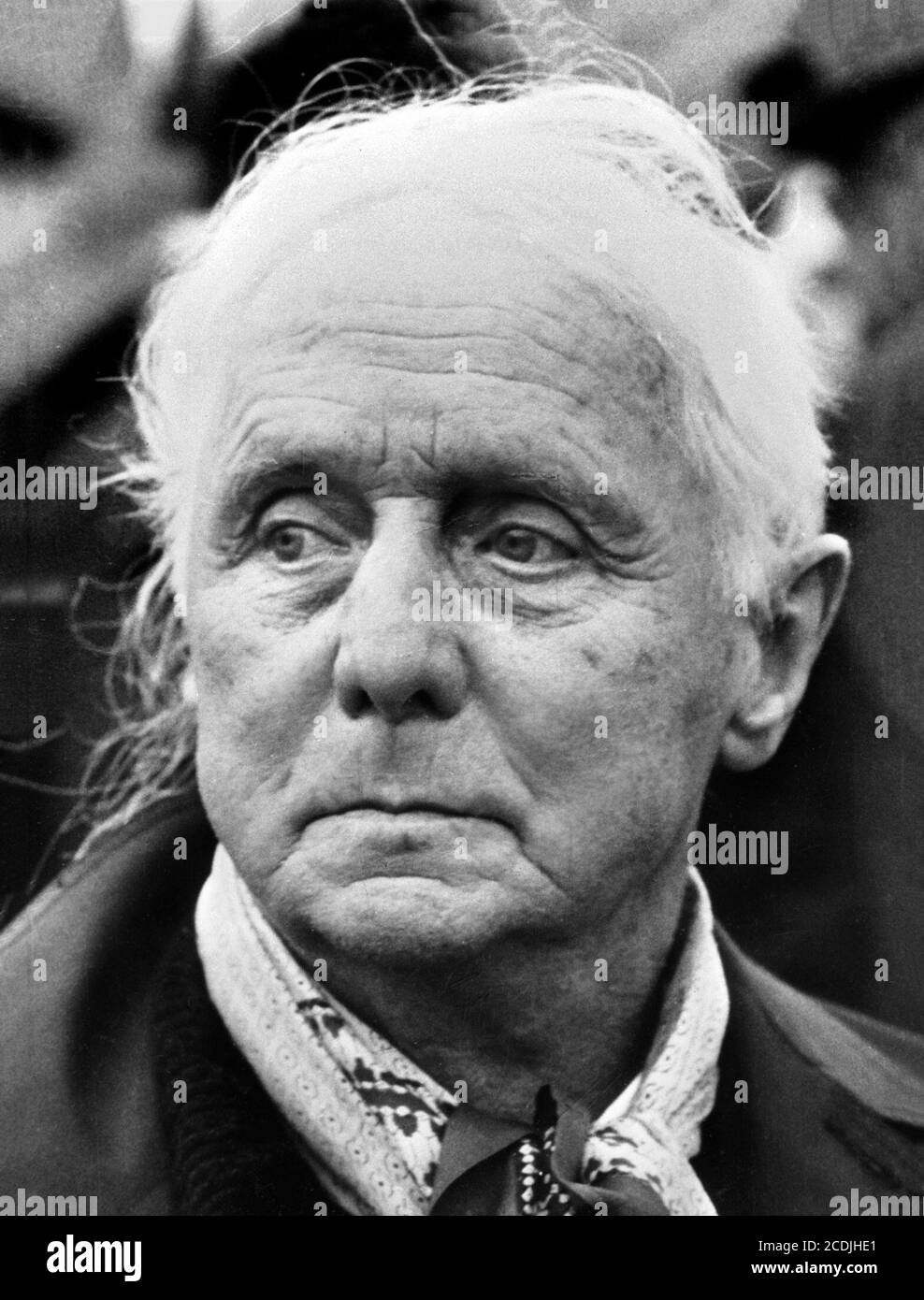 Portrait of the artist Max Ernst (1891-1976), 1968 Stock Photo