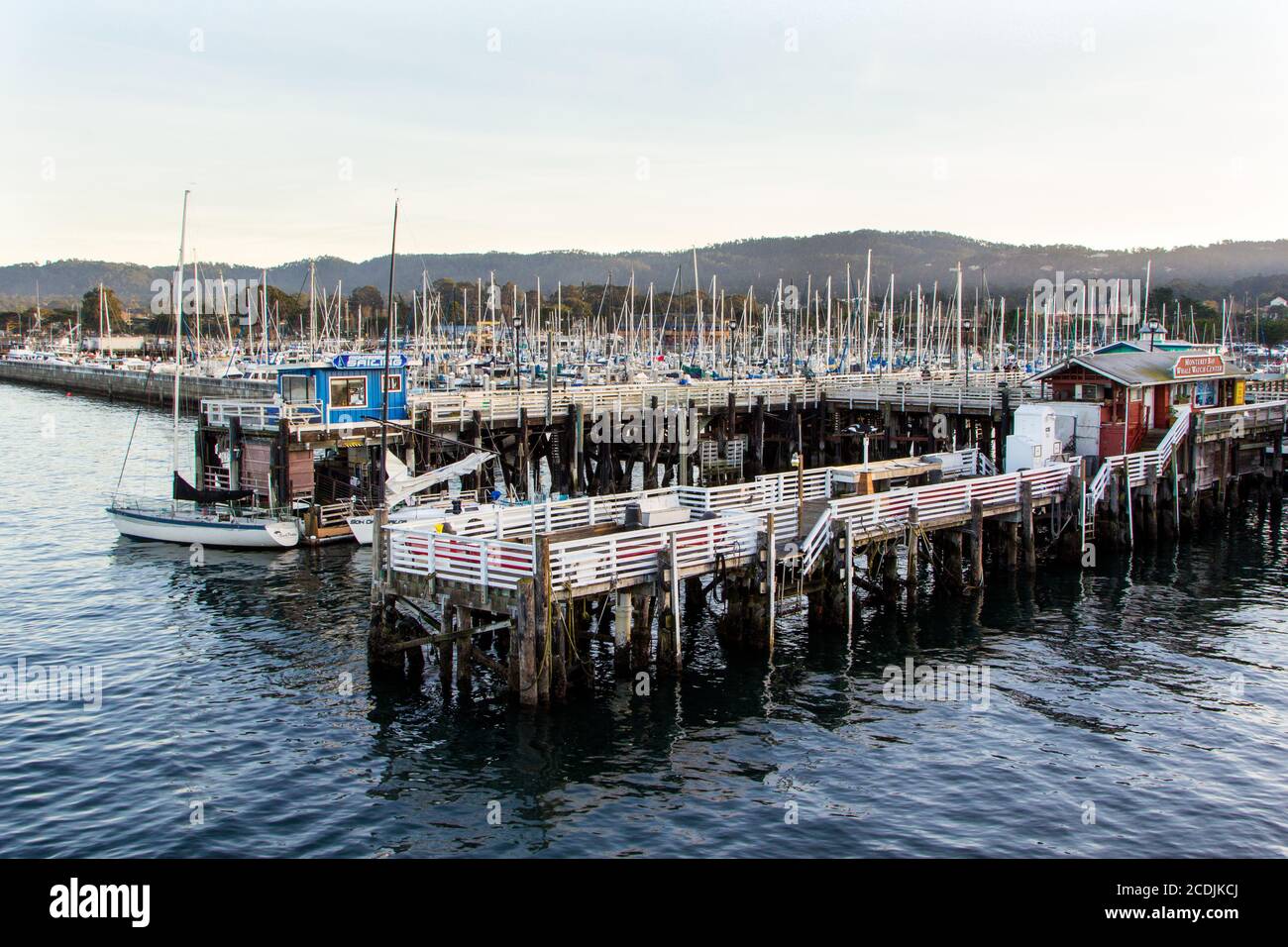 Fisherman's Wharf at Monterey Bay, California Stock Photo