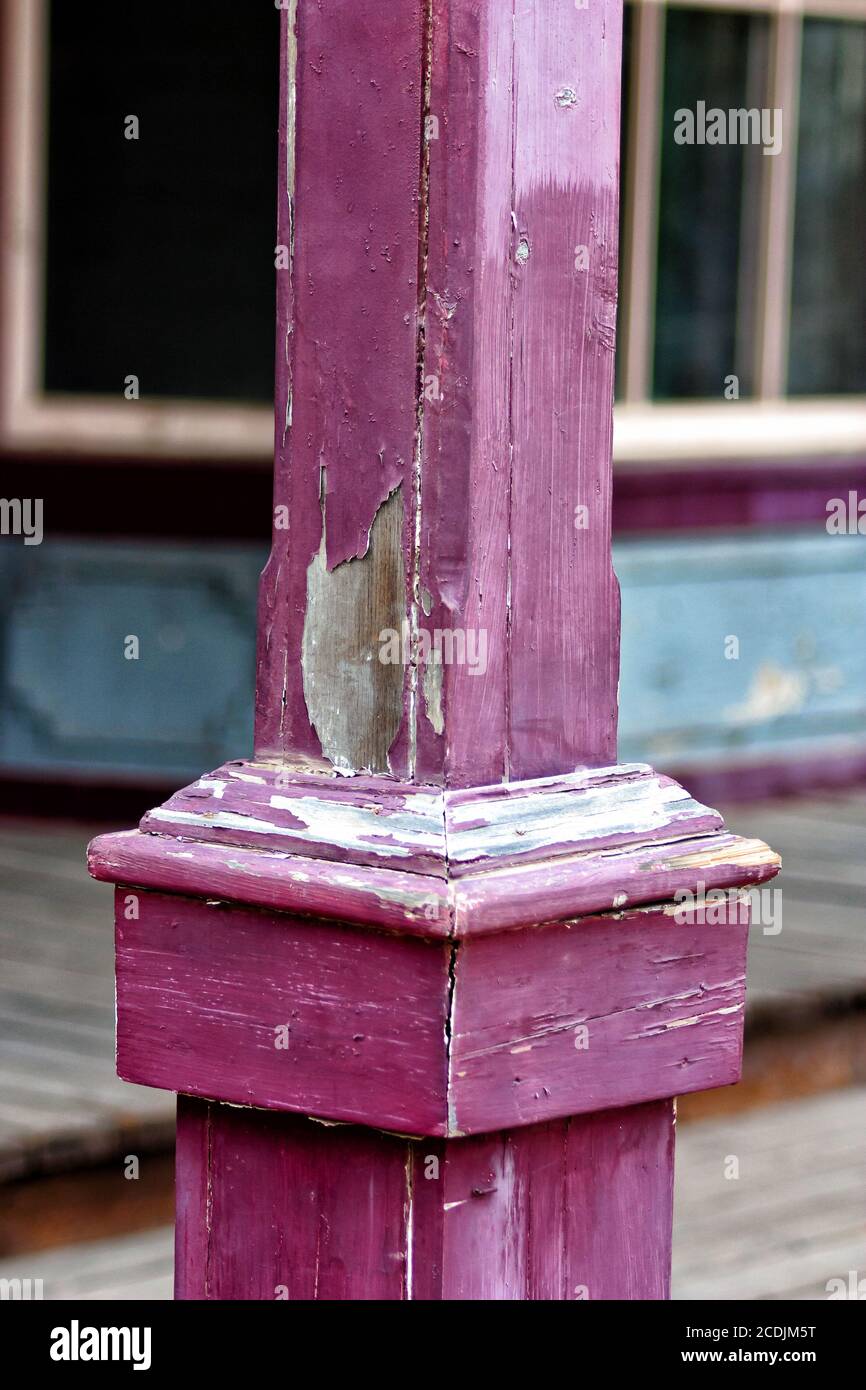 Old Western Town Stock Photo