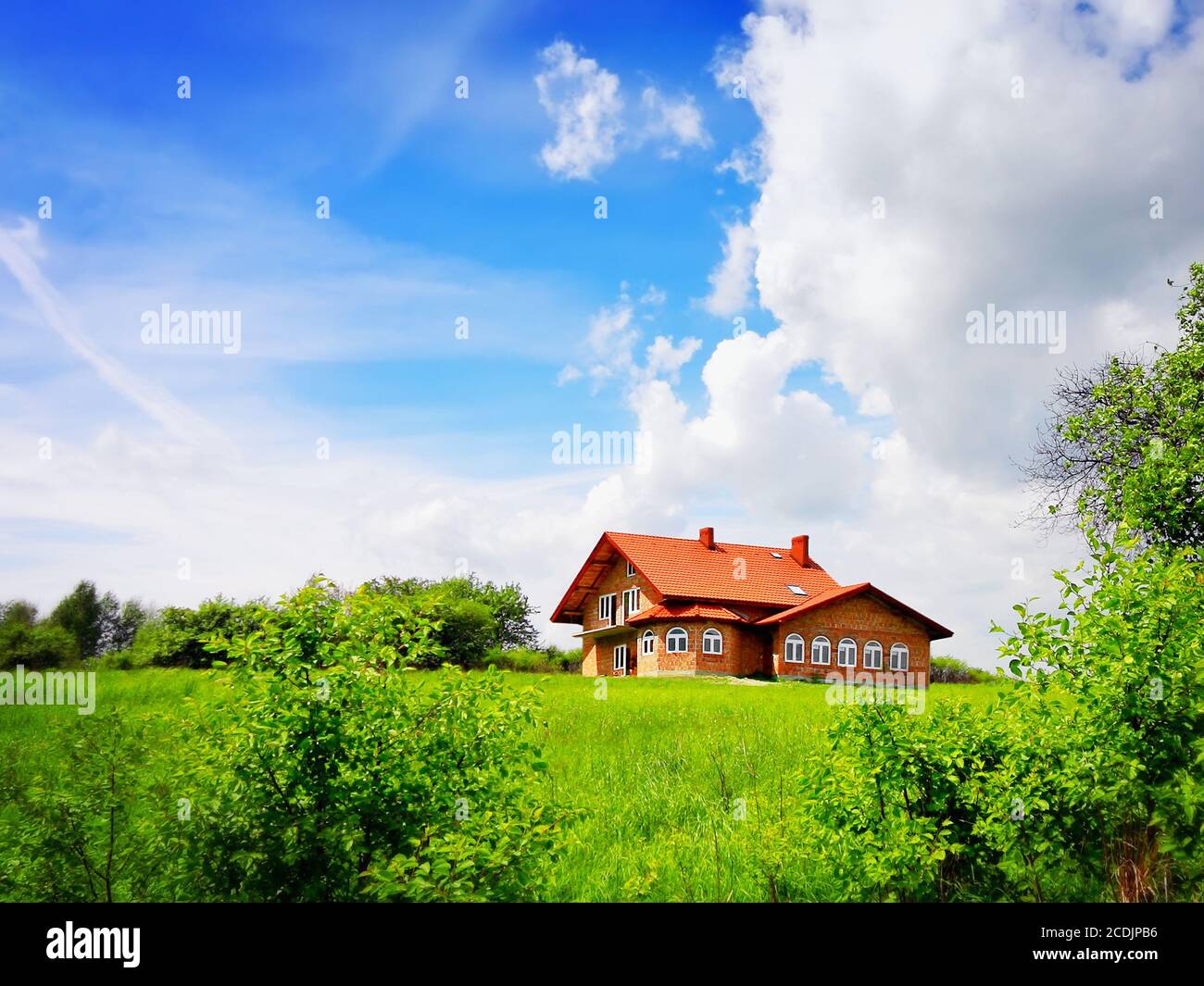 Construction in nature environment Stock Photo - Alamy