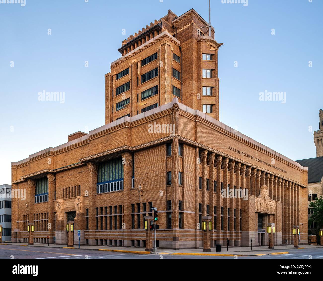 Woodbury County Courthouse designed by Purcell, Elmslie & Steele Stock