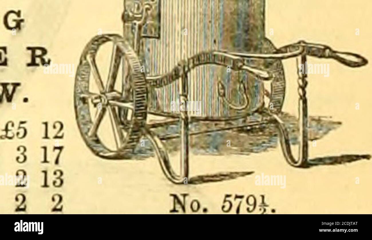 . The Gardeners' chronicle and agricultural gazette . No. 579. SWING WATER BARROW. 50 Gals.38 „30 „20 „ ROYAL AGRICULTURAL SHOW, held atBURY ST. EDMUNDS, 1867. — A SILVERMEDAL was Awarded to JOHN WARNERAND SONS CHAIN PUMP. This Pump, fromthe entire absence of Valves, is especially adaptedfor the use of Builders, Contractors, and Farmers. WIND ENGINES, ADAPTED FOR PUMPING, CHAFF-CUTTING, GRINDING, &o. JOHN WARNER and SONS beg to inform the Trade and the Public generally that they have purchased the Patterns of the WIND ENGINES manufactured by the latefirm of Messrs. Buiiv & Pollaud, of SouthWi Stock Photo