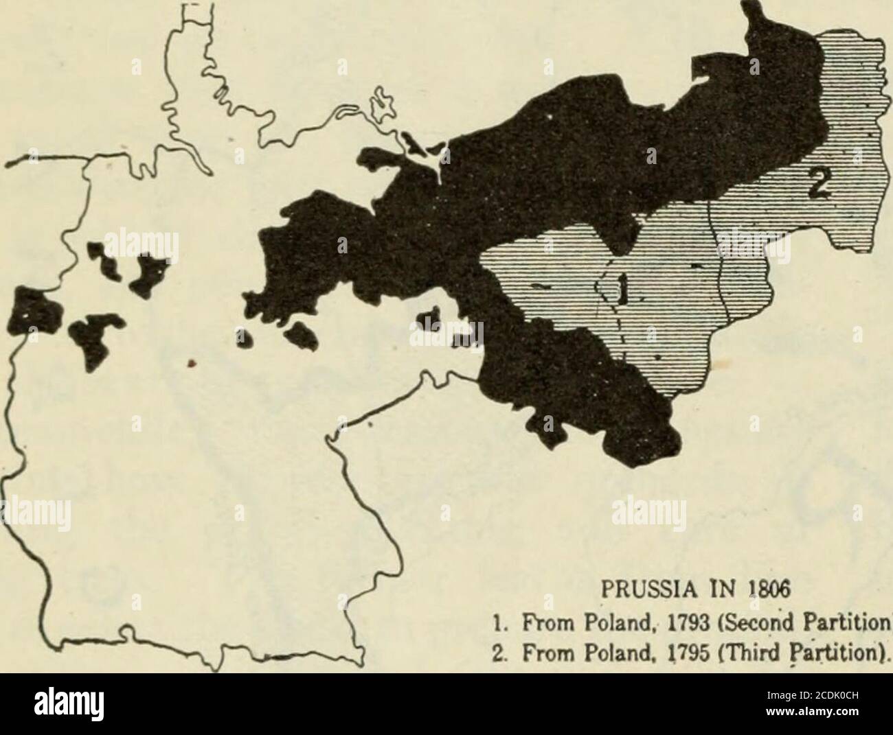 Review of reviews and world's work . PRUSSIA IN 1786(death of Frederick the  Great) 1. Silesia, 1740 2. FVom Poland, 1772 (First Partition). PRUSSIA IN  1806 1. From Poland, 1793 (Second Partition) 2. From Poland, 1795 (Third  Partition Stock Photo - Alamy