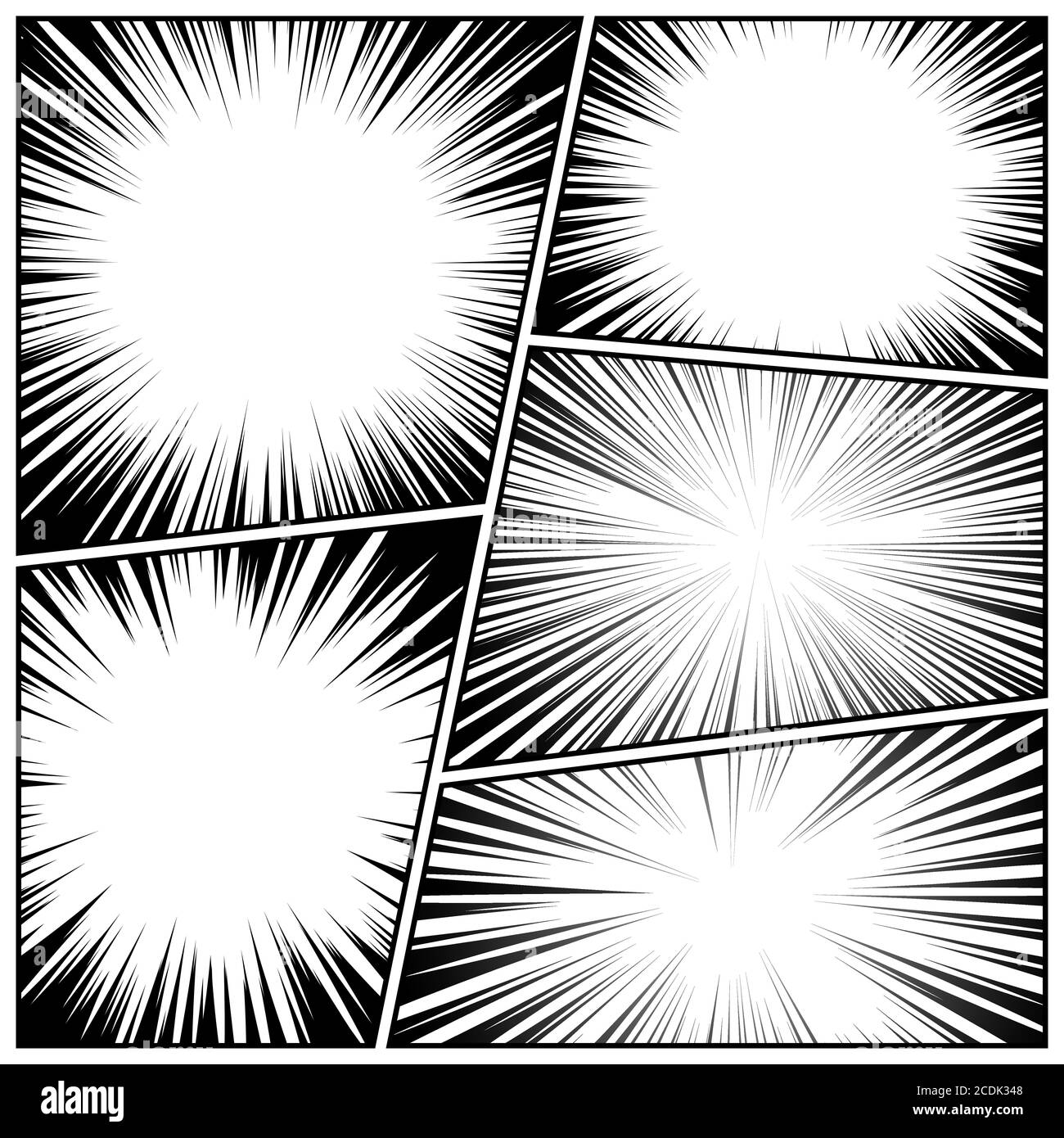 Radial motion speed lines for Manga comics or explosion drawing vector  background Stock Vector Image & Art - Alamy