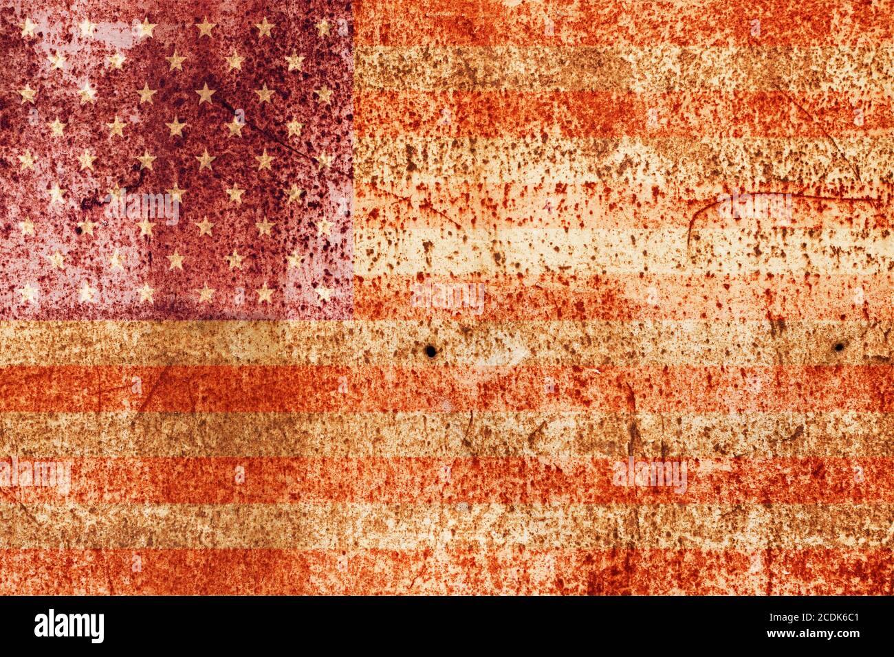 Faded american flag hi-res stock photography and images - Alamy