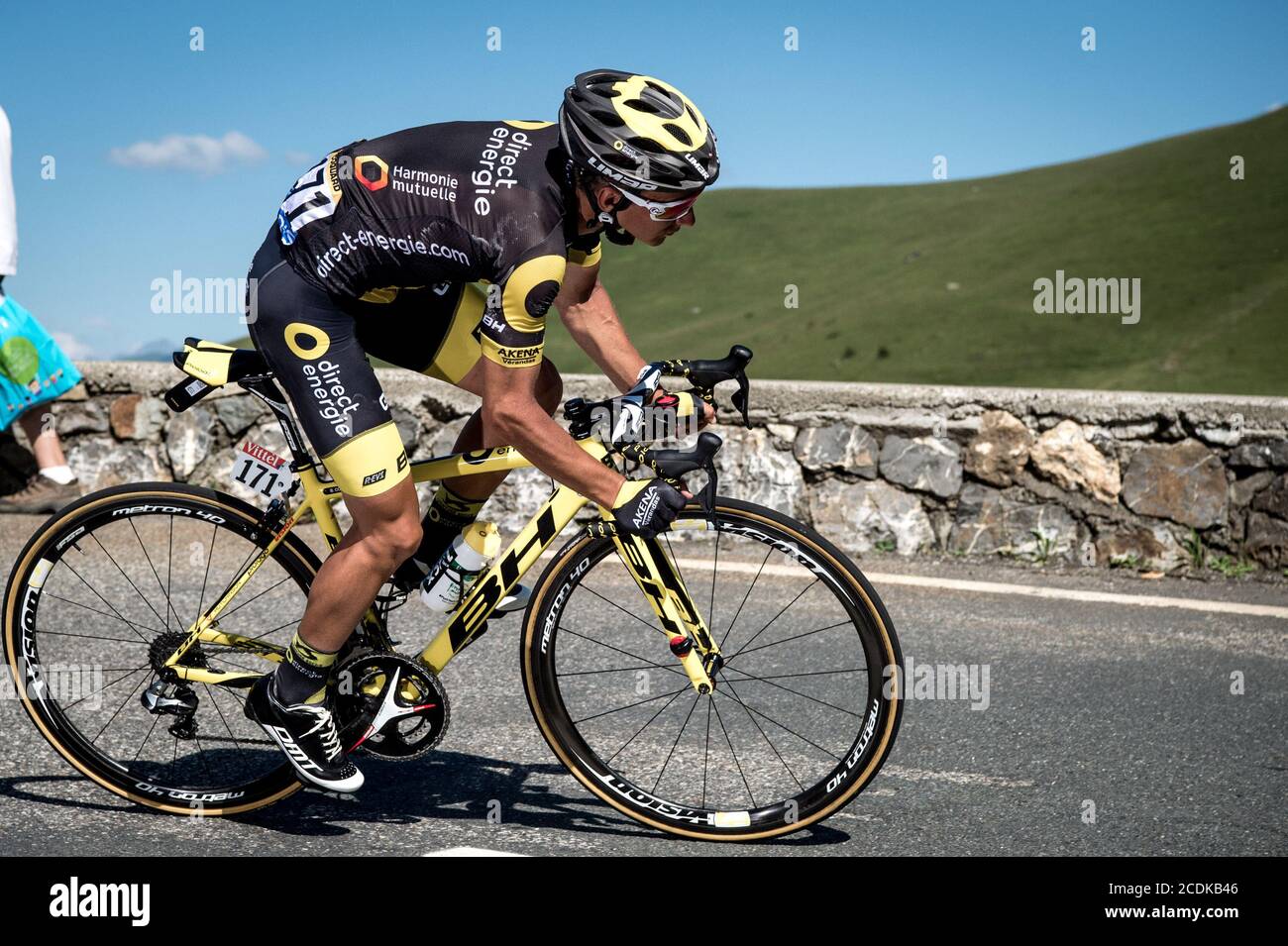 2016 Tour De France Stage 8. Pau to Bagnères-de-Luchon. Bryan Coquard. Stock Photo