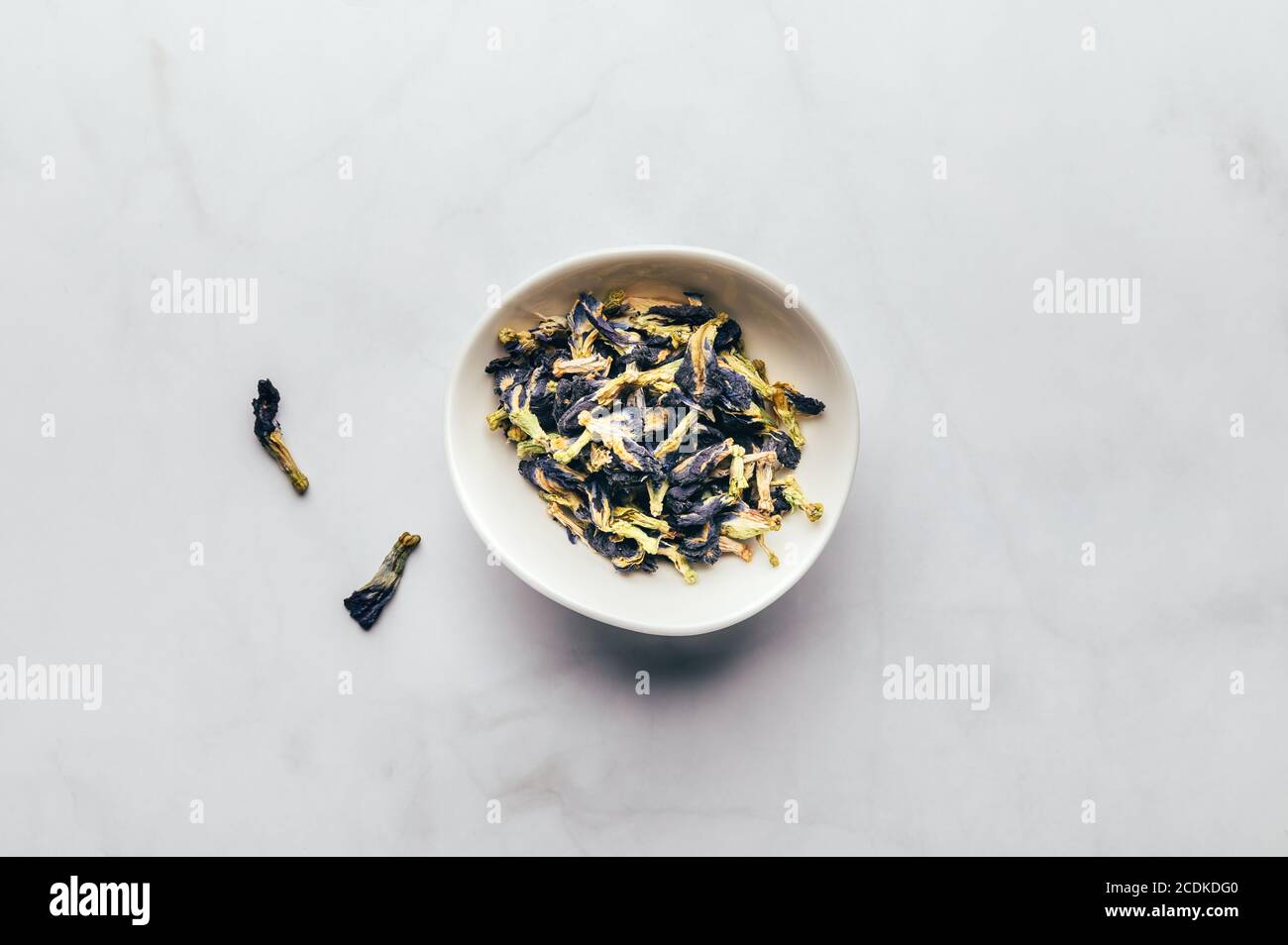 Blue matcha, butterfly pea flowers Stock Photo Alamy