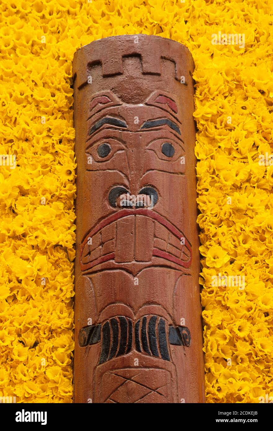 Grand Floral Street Parade float, Daffodil Festival, Washington