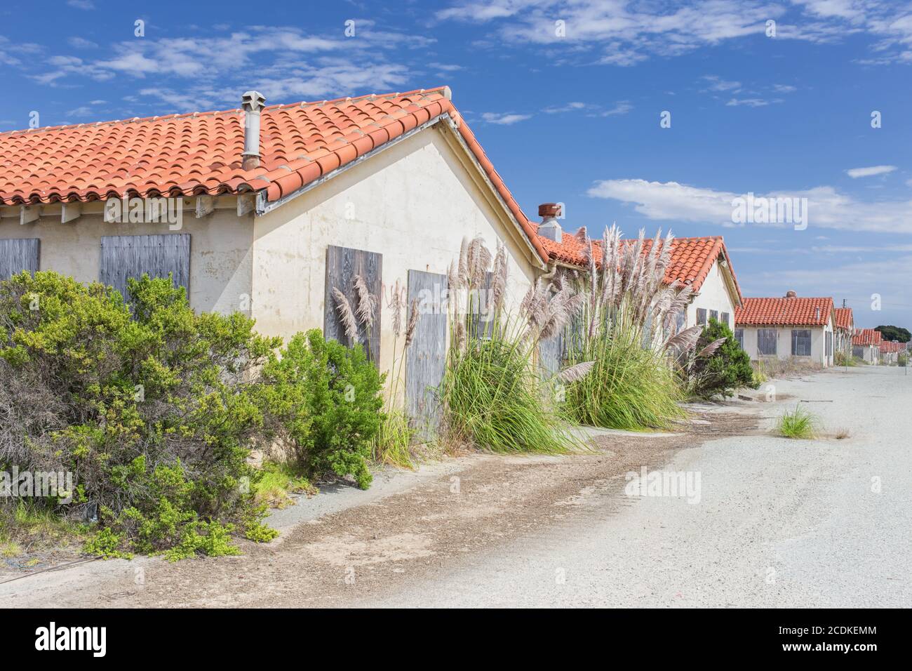 Abandoned Buildings at Historic Fort Ord Stock Photo Alamy