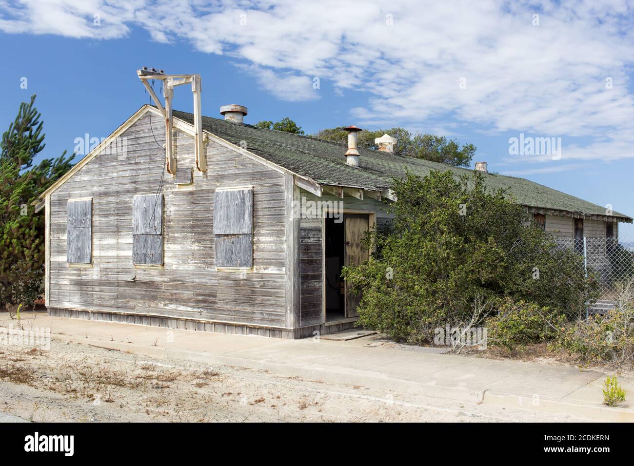Abandoned Buildings at Historic Fort Ord Stock Photo Alamy