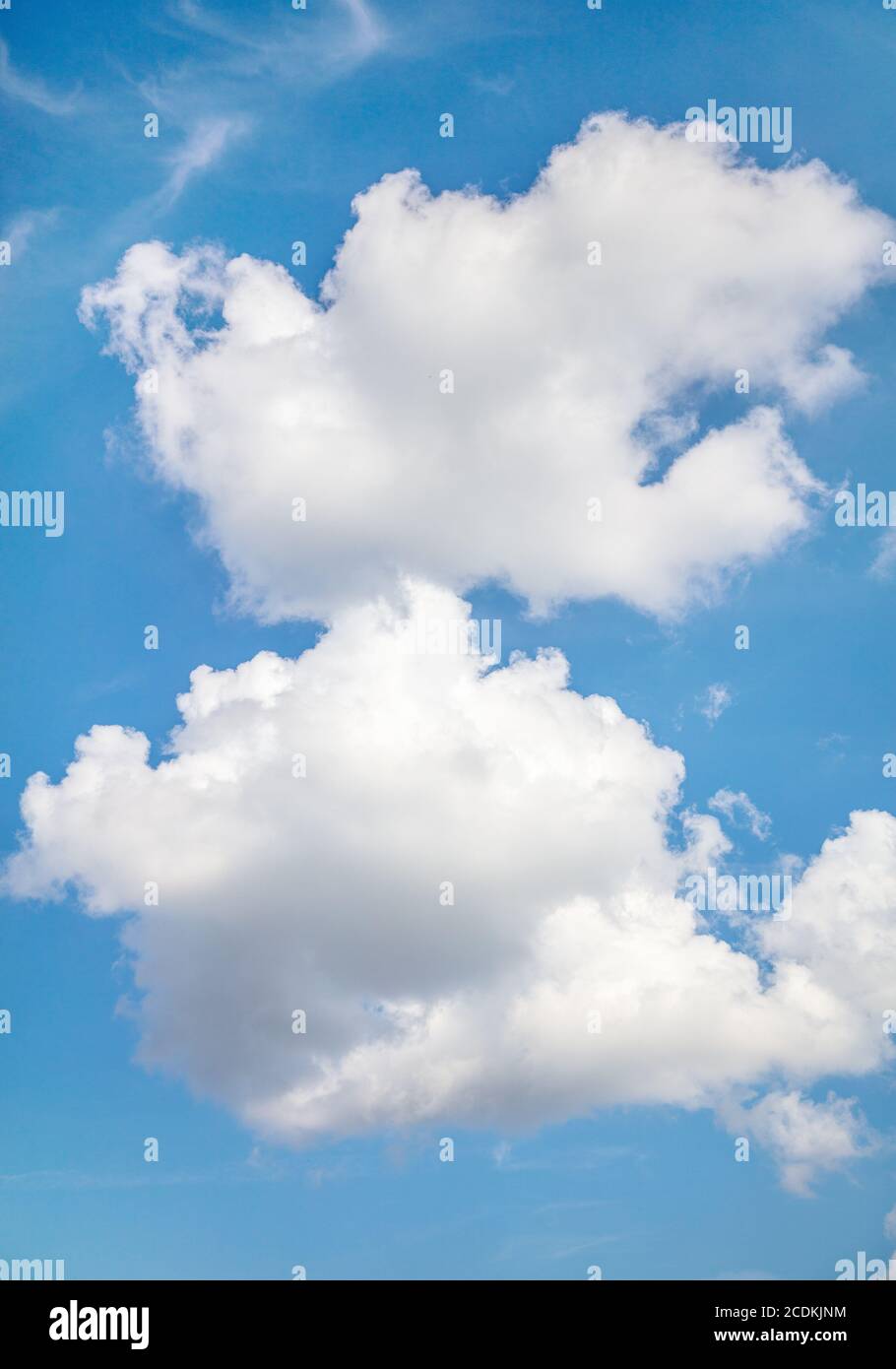 Beautiful white clouds in blue hi-res stock photography and images - Alamy