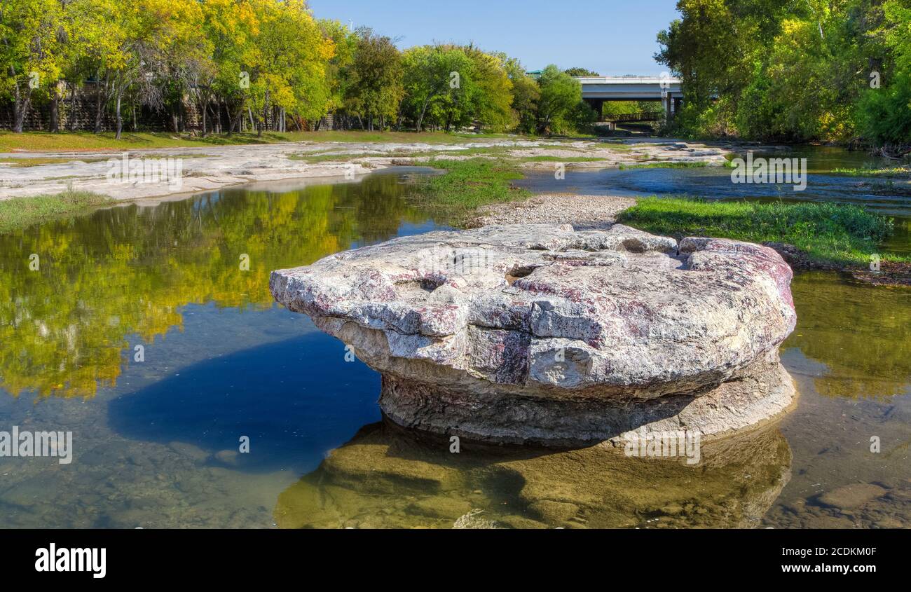 Historic Round Rock at Brushy Creek Stock Photo Alamy