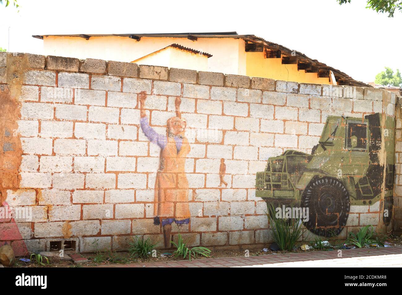 Wall murals in Soweto. Johannesburg South Africa Stock Photo Alamy