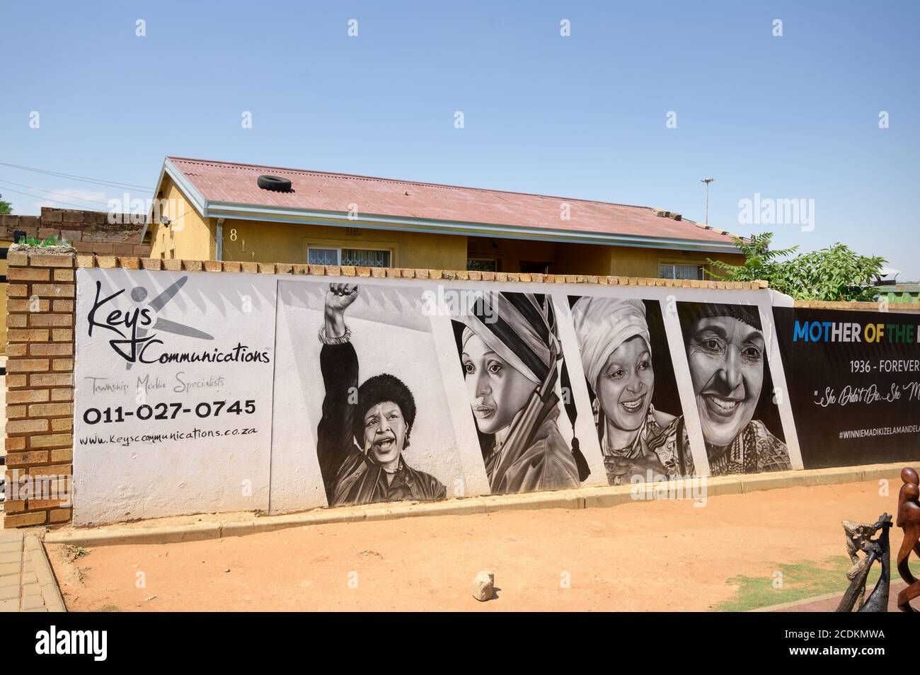 Wall murals in Soweto. Johannesburg South Africa Stock Photo Alamy