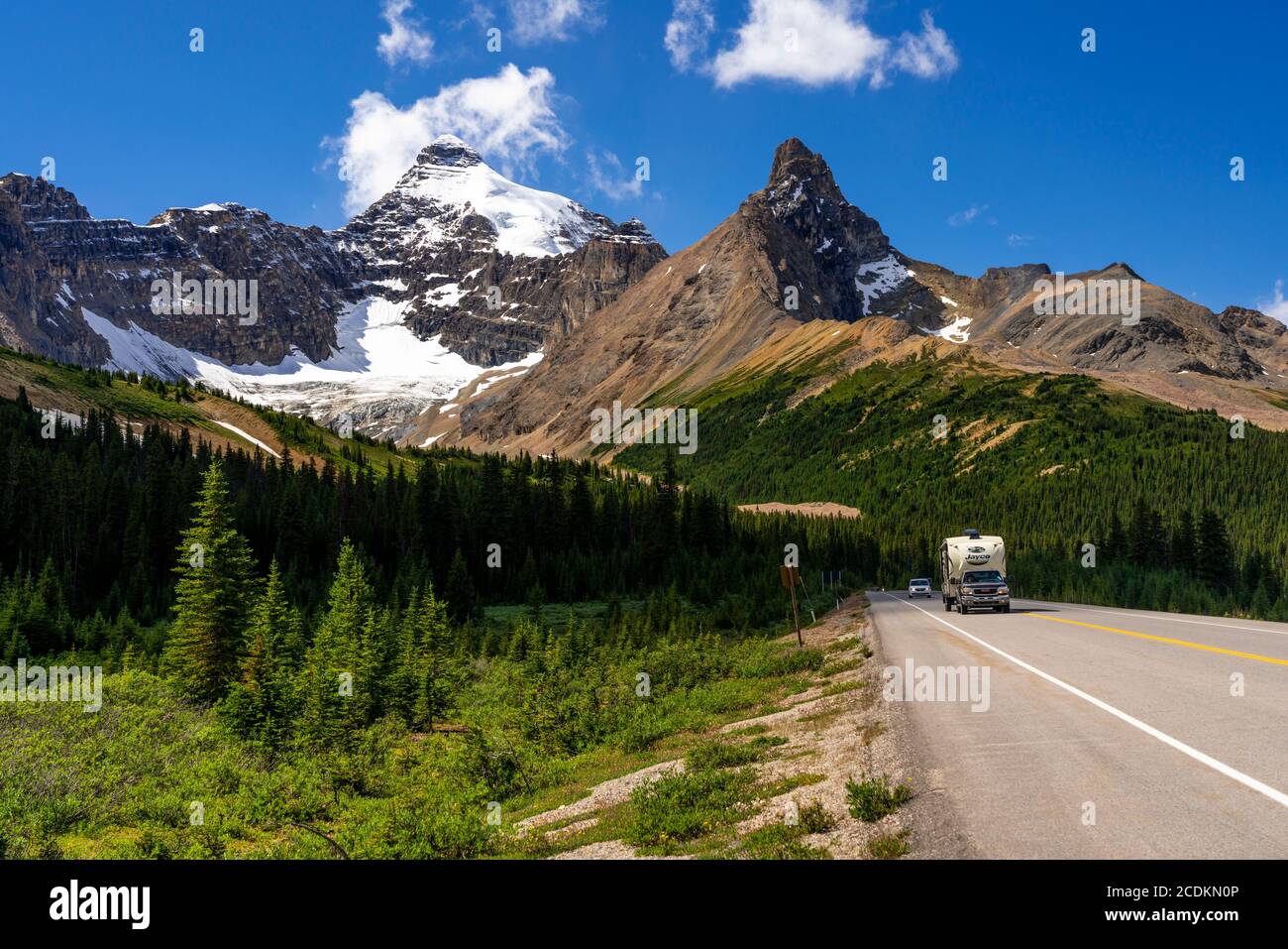Parker Ridge, Icefields Parkway, Banff National Park, Alberta, Canada. Stock Photo