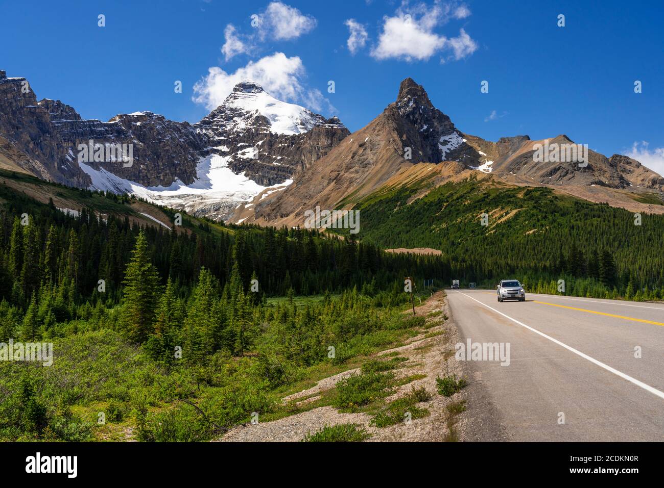 Parker Ridge, Icefields Parkway, Banff National Park, Alberta, Canada. Stock Photo