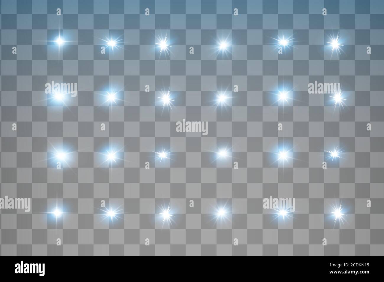 Set of Vector Neon Light Effects. Blue glowing light explodes on a ...