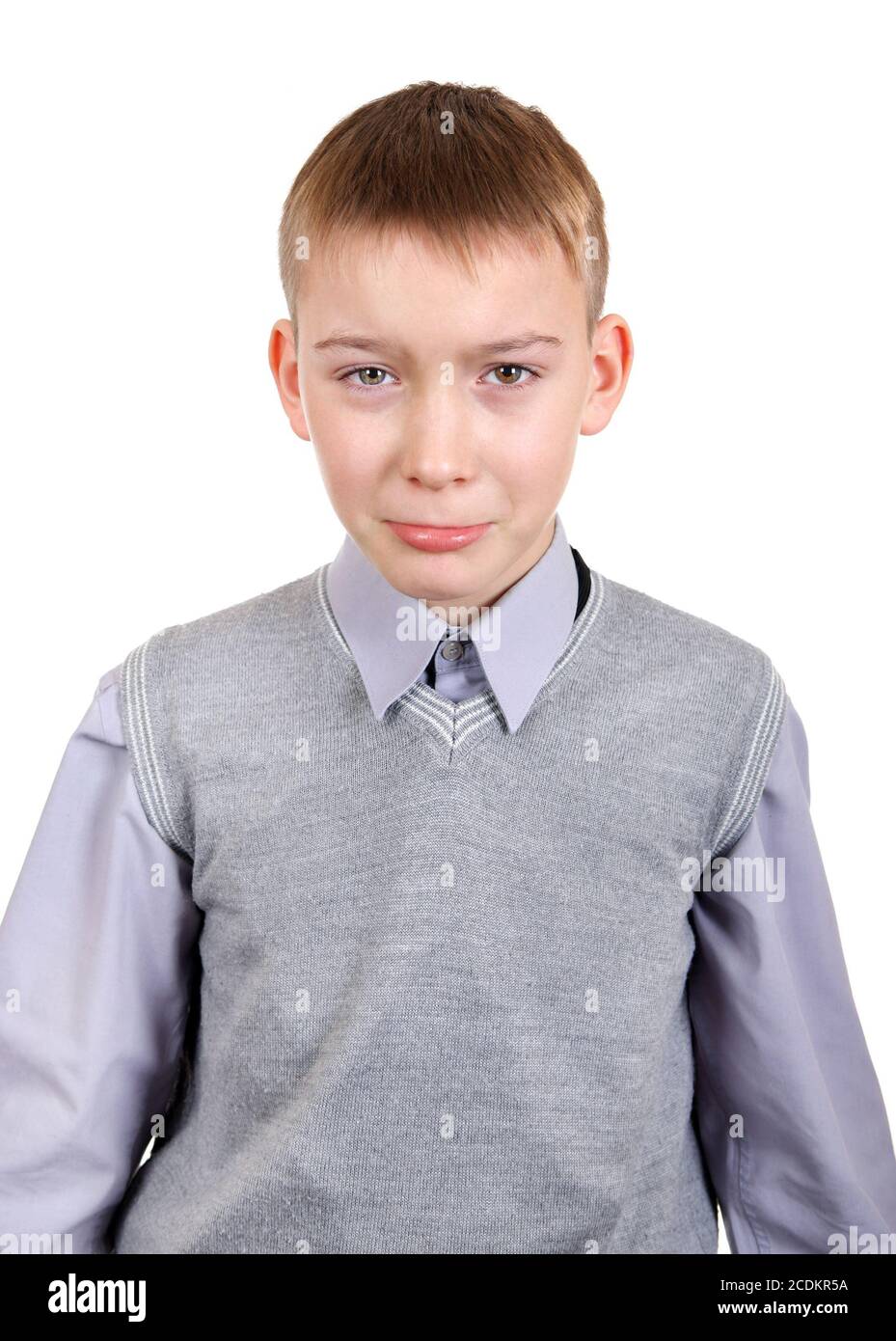 Confused Boy Stock Photo