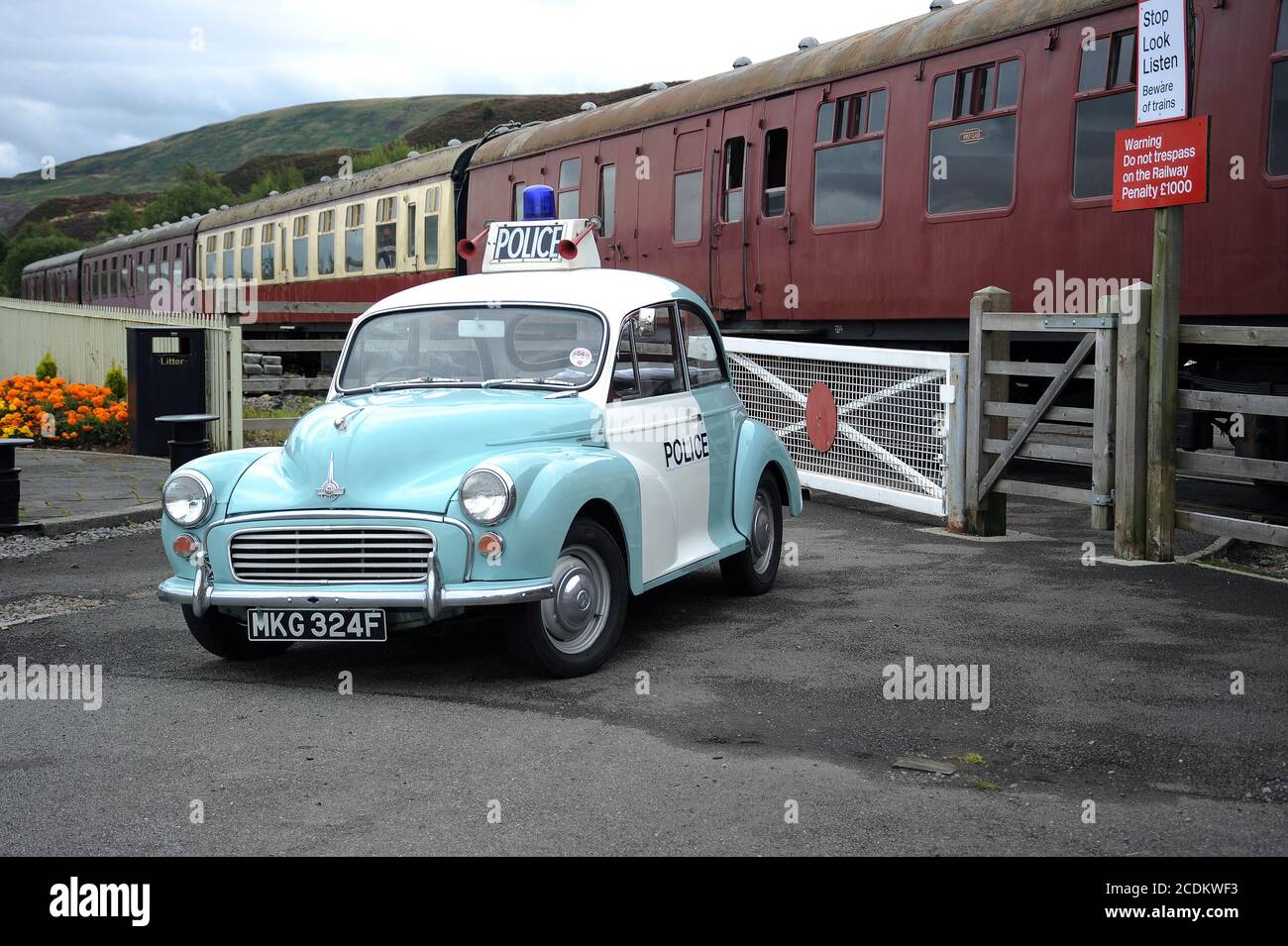 Vintage police car hi-res stock photography and images - Alamy
