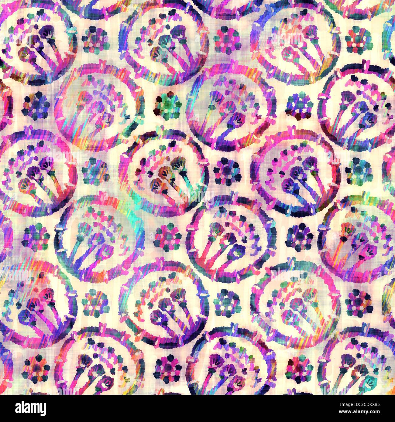 Blurry rainbow glitch artistic dot texture background. Irregular ...