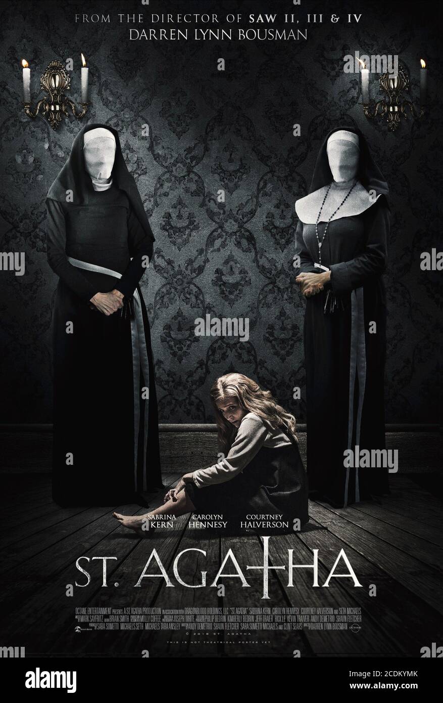 Movie Poster St Agatha 2018 Stock Photo Alamy