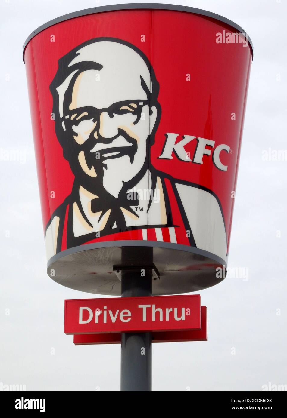 KFC restaurant bucket sign, Queensland Australia Stock Photo