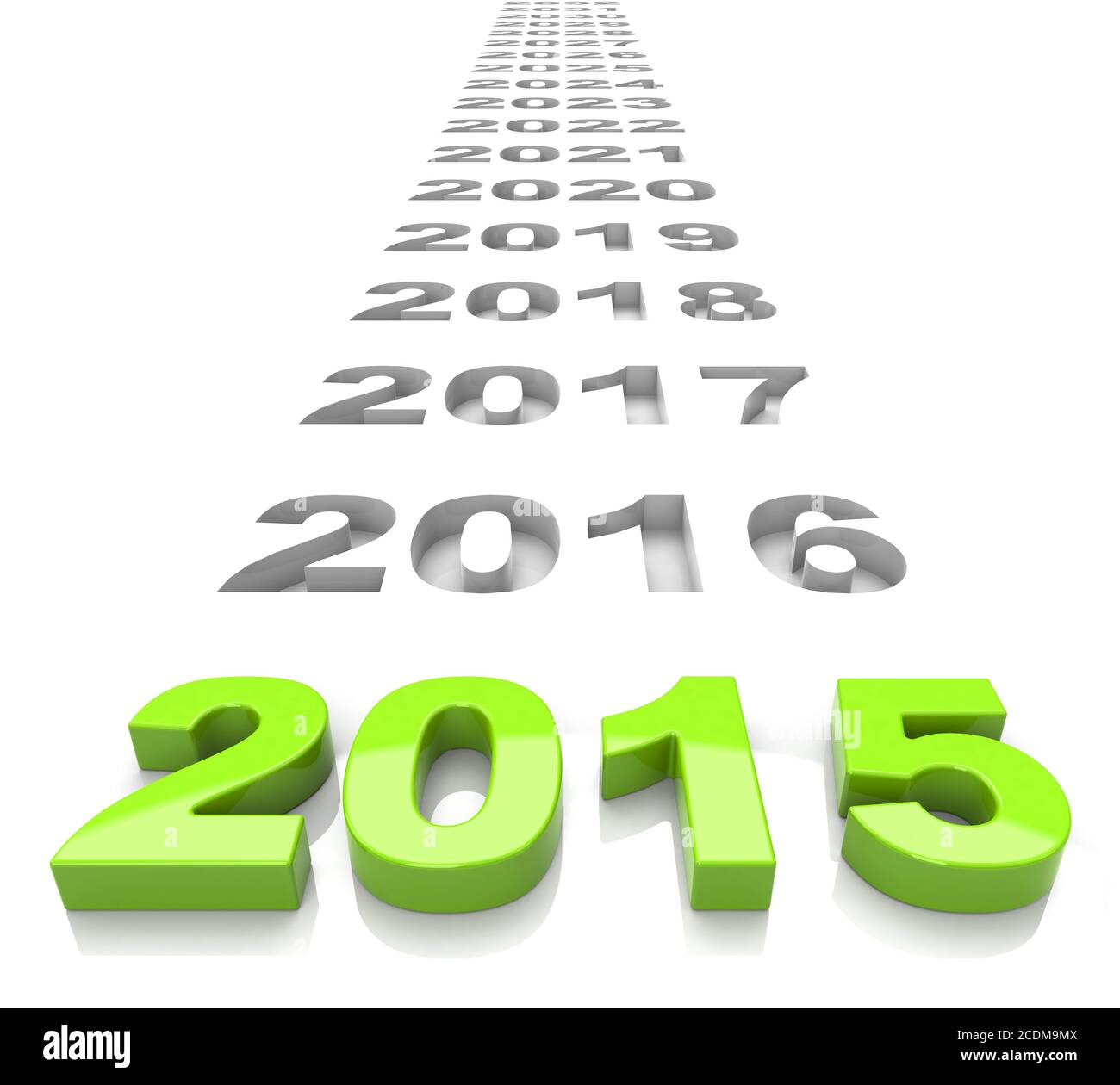 year 2015 Stock Photo